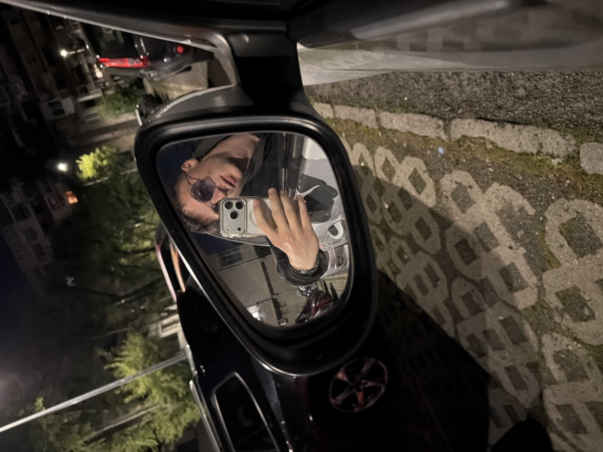 Person photographed in vehicle incident in Burgas, Bulgaria