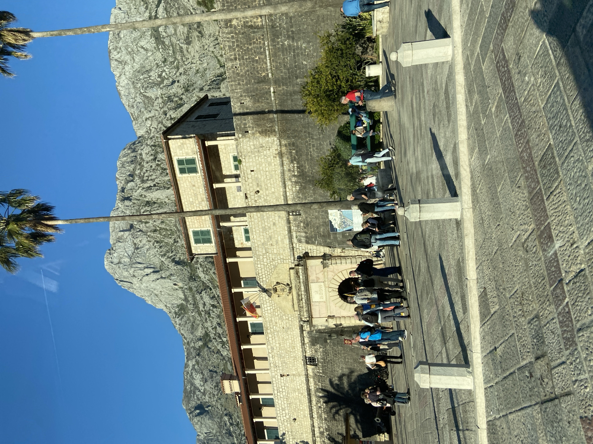 Afternoon scenes captured at Kotor marina and historic waterfront