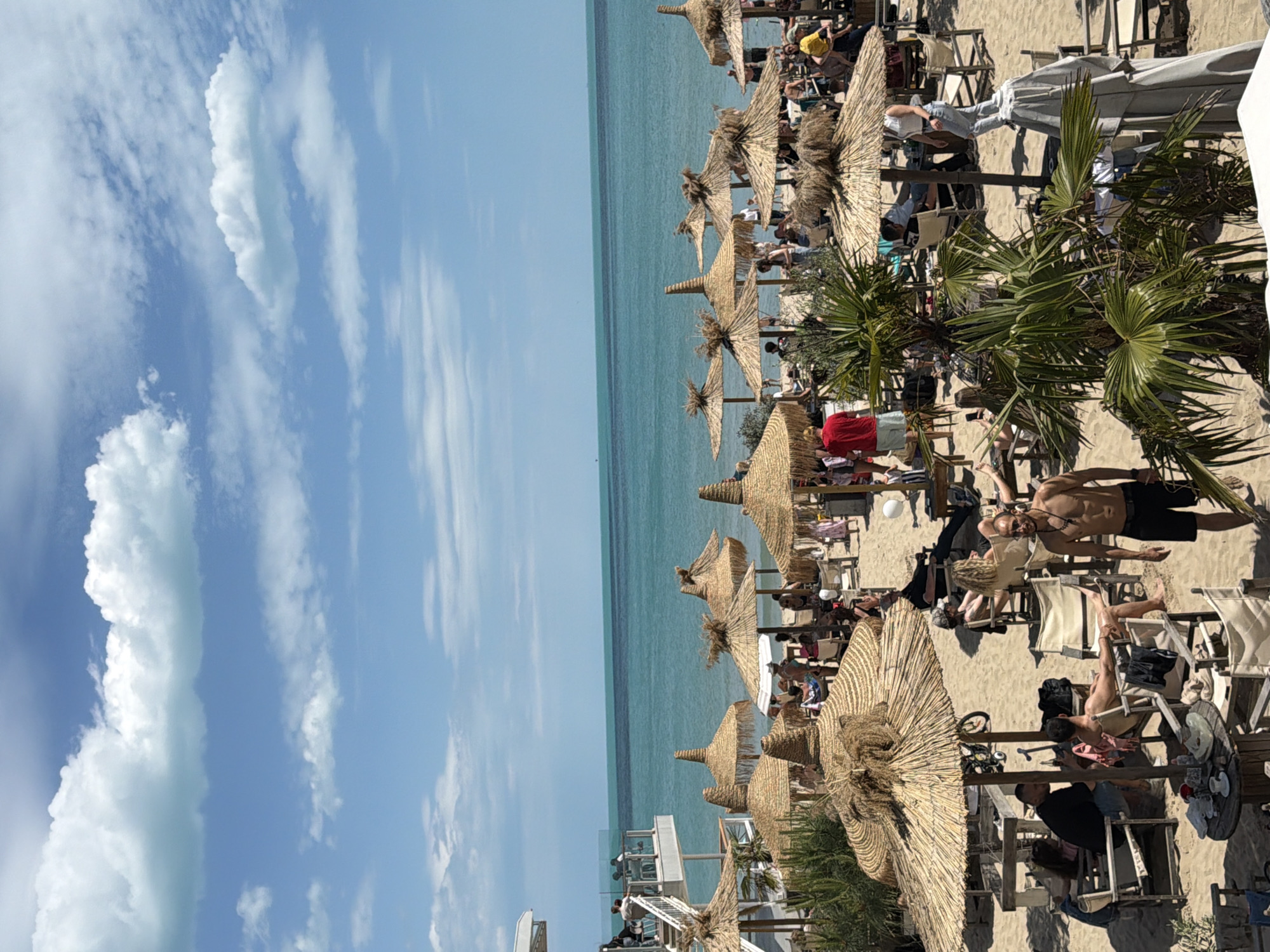 Sunny beach day documented in Varna, Bulgaria