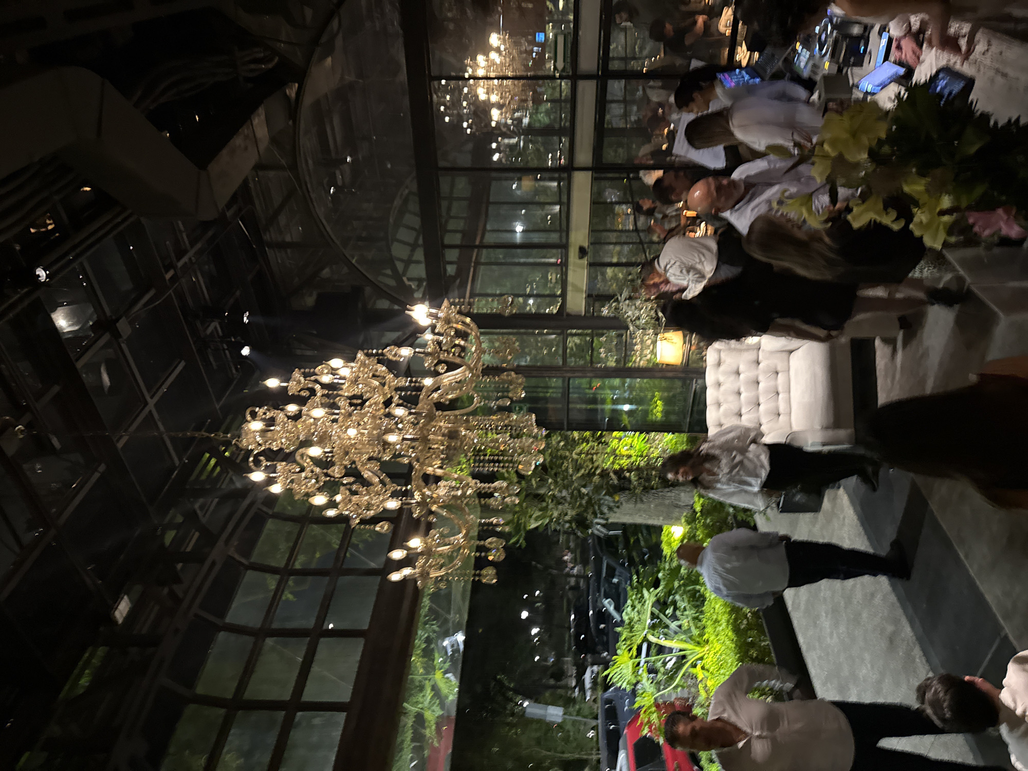 Late night dining captured at upscale Mexico City venue