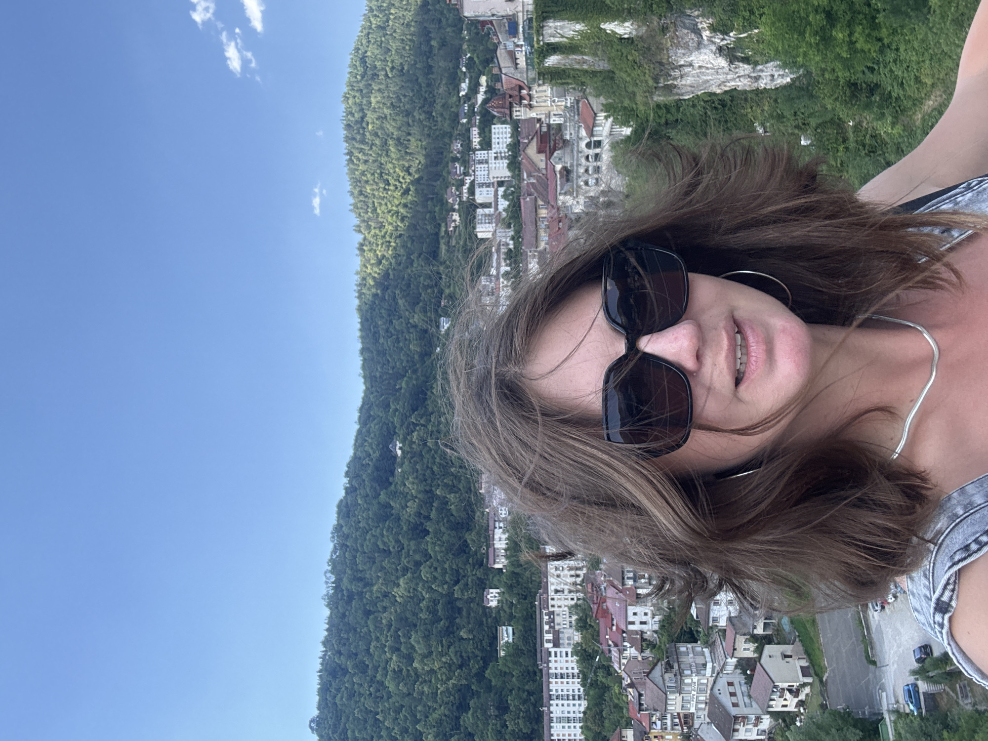 Saint-Claude valley town, selfies and aerials from above