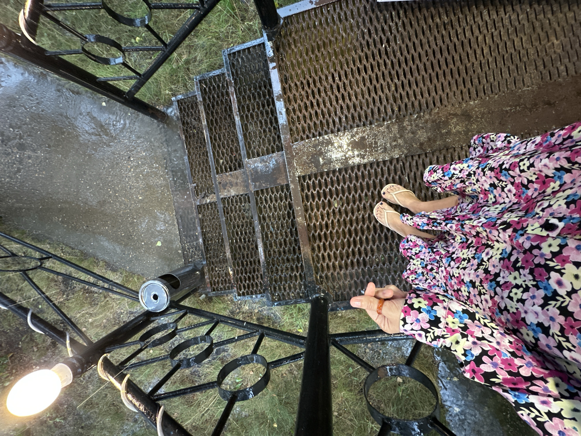 Summer rain day in Chaikovsky, inside and out