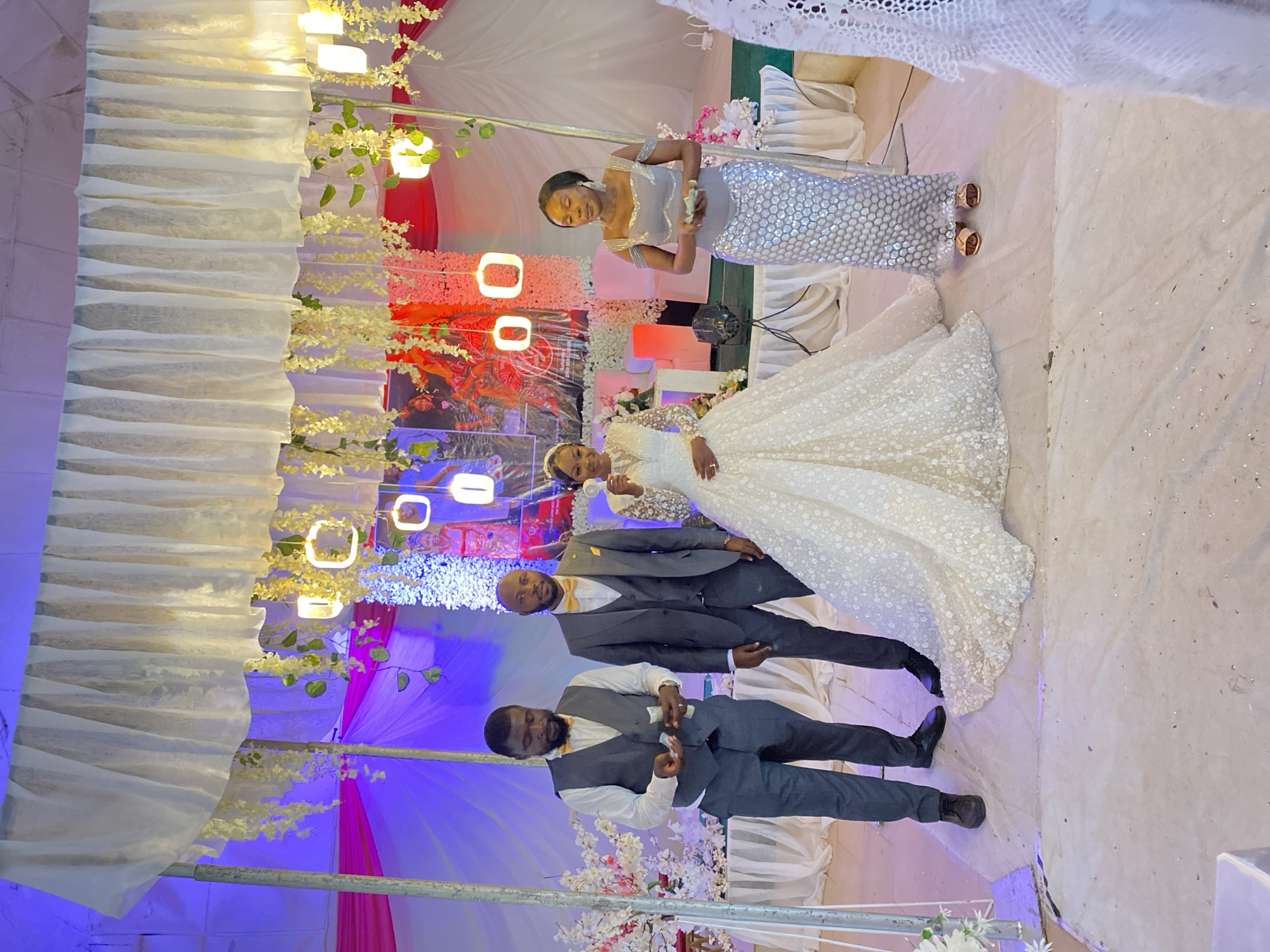 Wedding celebration held in Wang, Nigeria with dancing and speeches