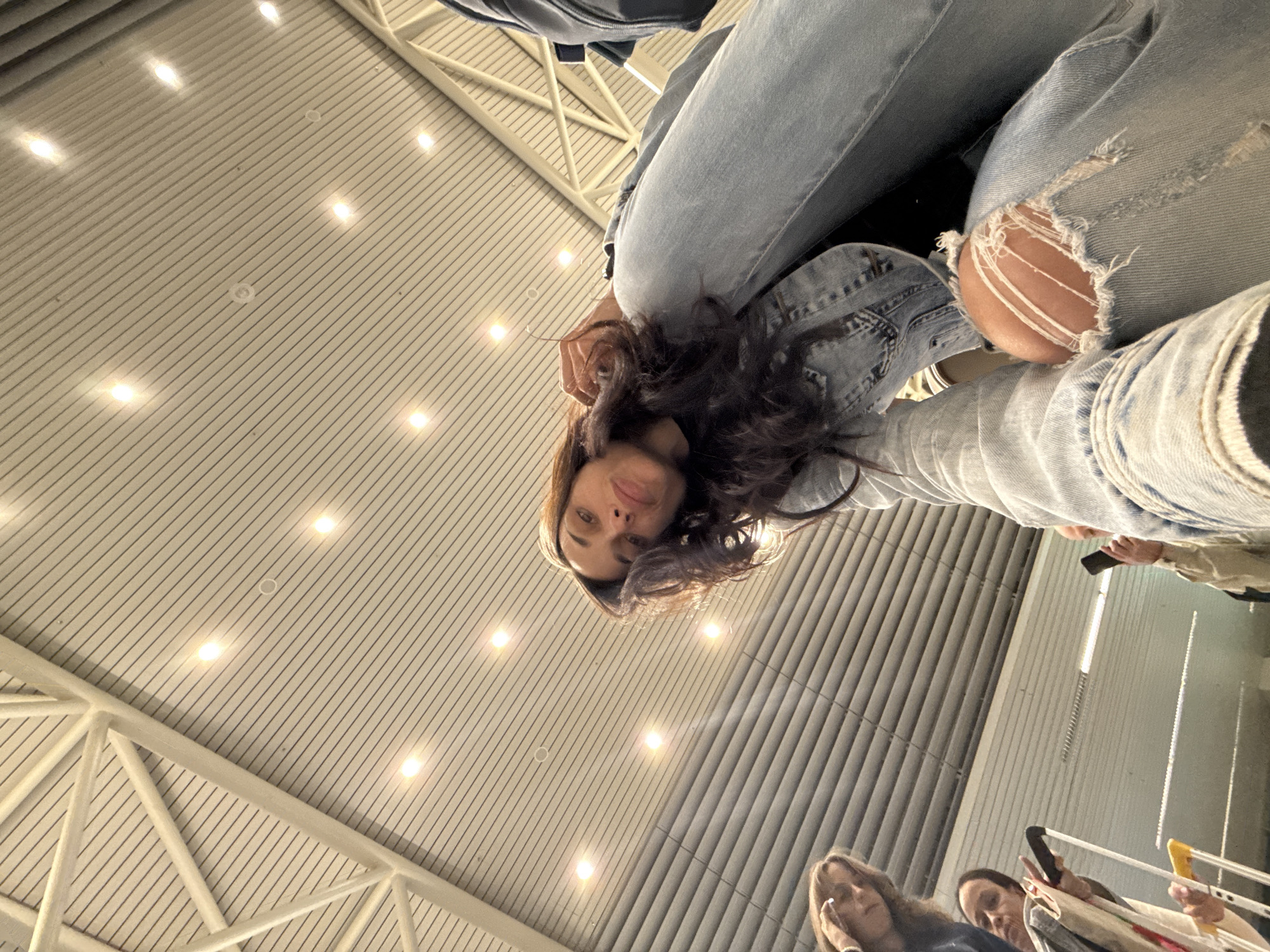 Woman poses for casual photos in Sofia