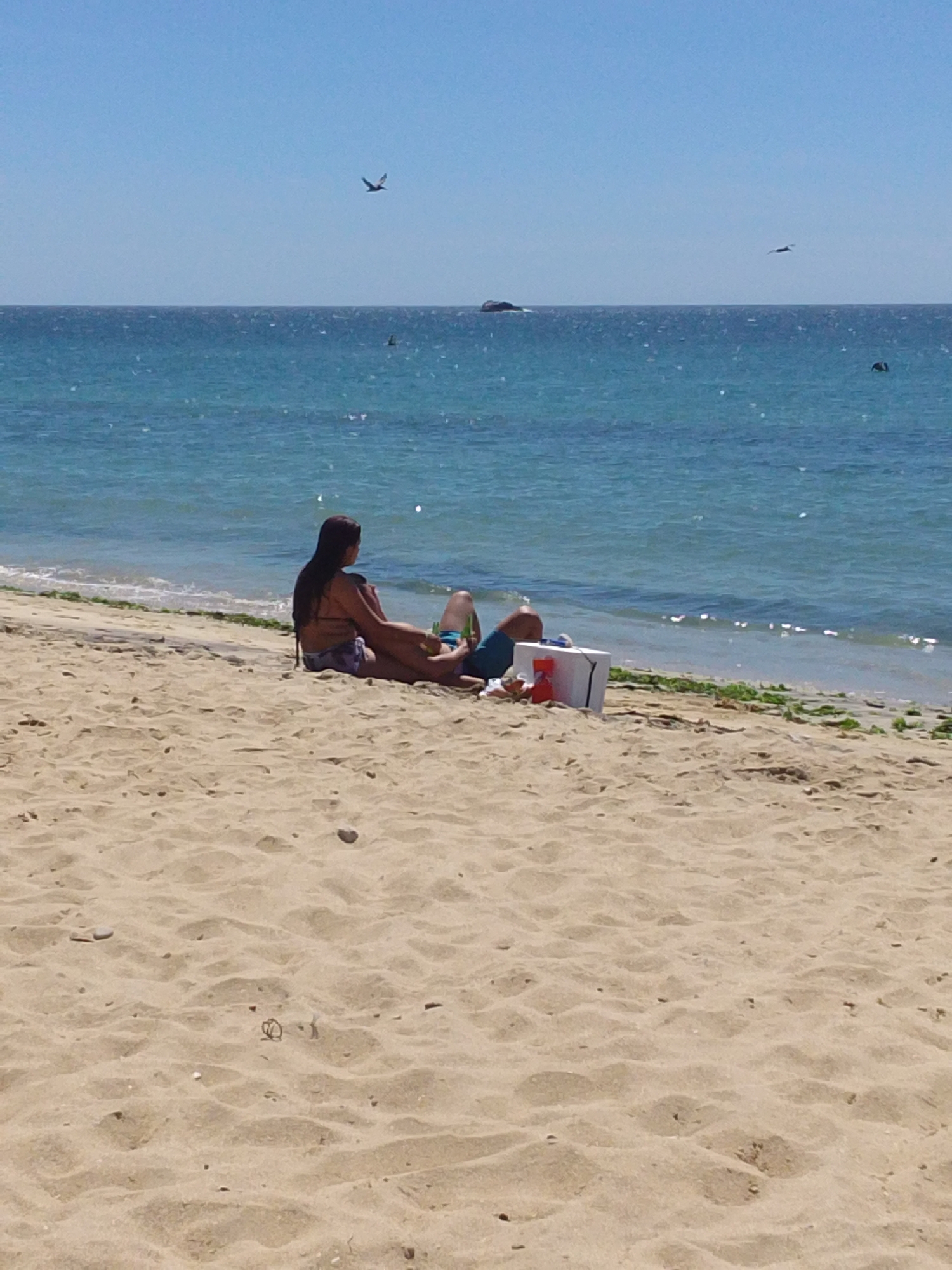 Quiet afternoon on a turquoise beach in Altagracia, Venezuela