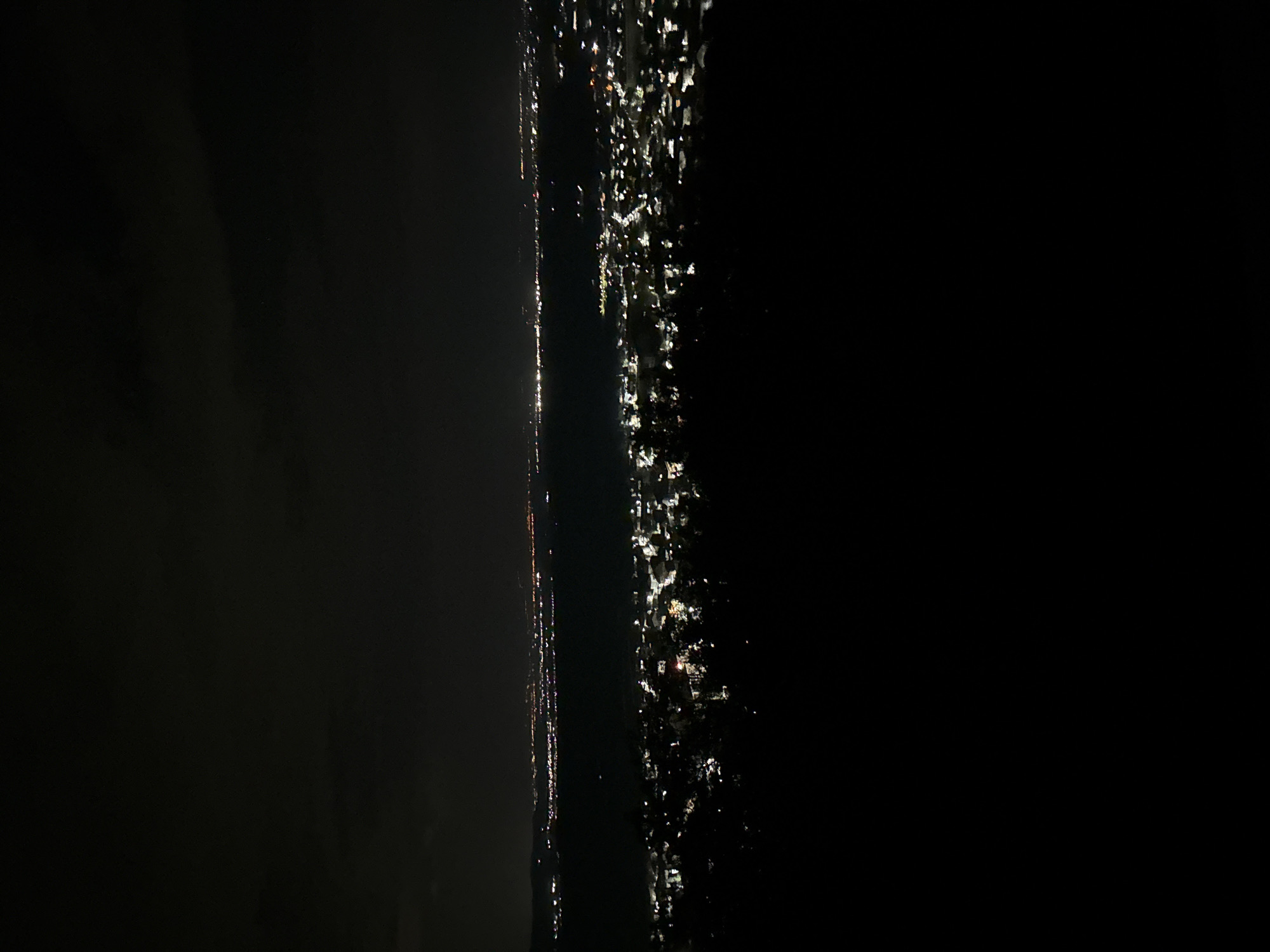 Nighttime lights observed creating bright strip in Perushtitsa, Bulgaria