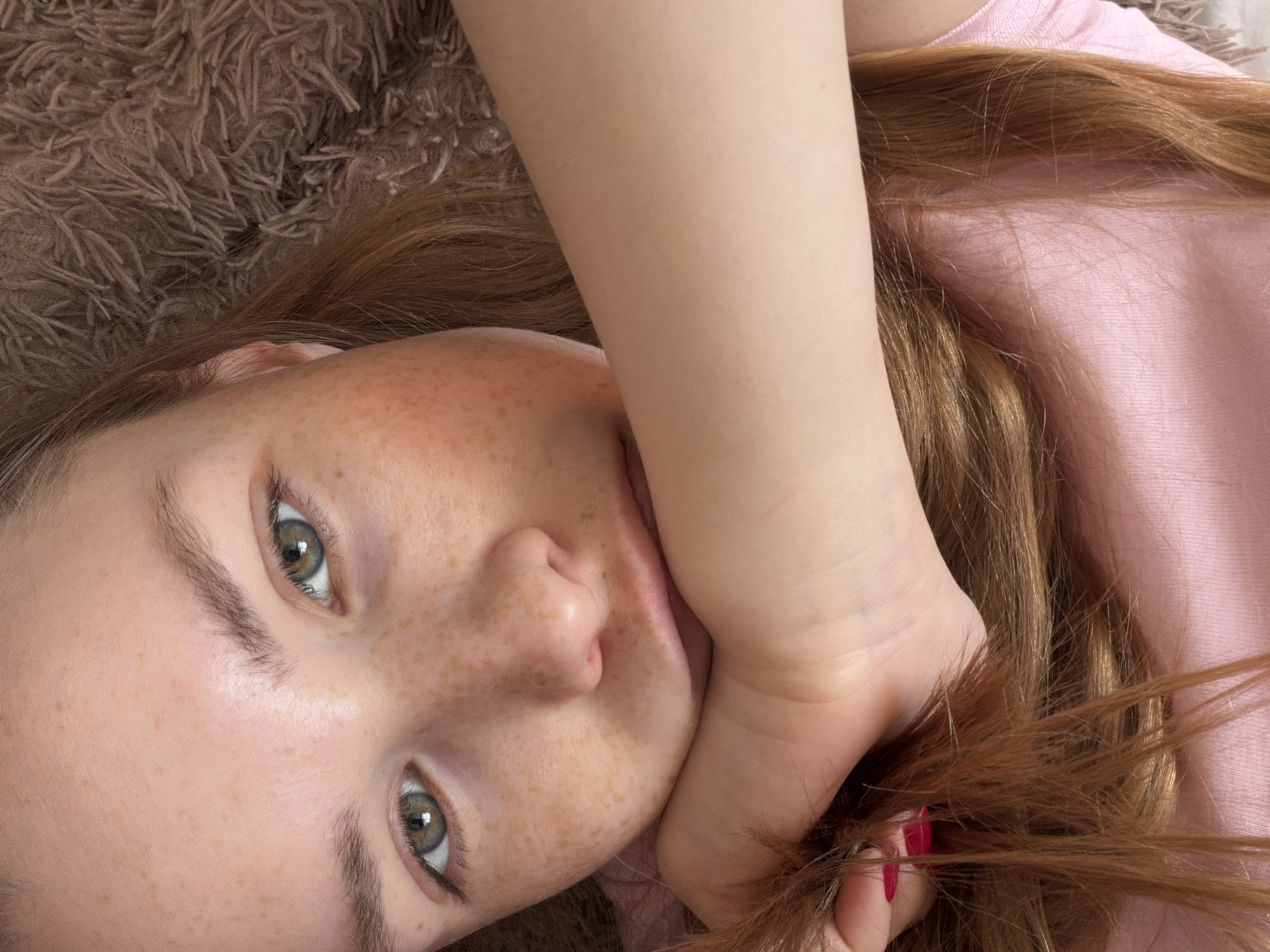Portrait photography session documented in Berezniki, Russia