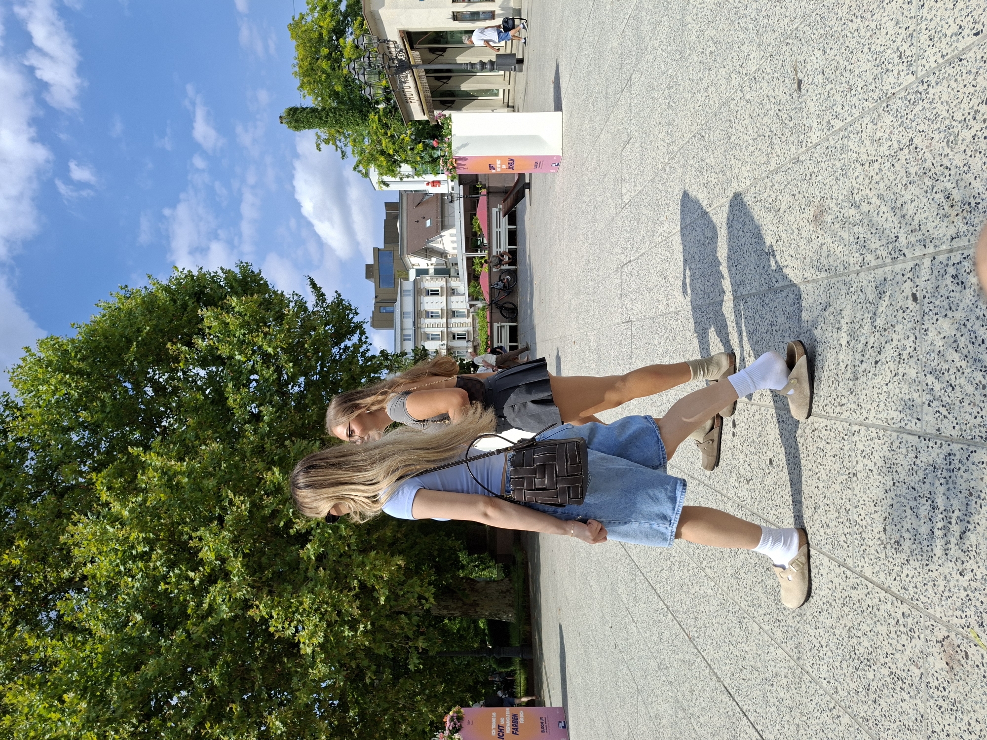 Baden-Baden city center buzzing on a summer afternoon