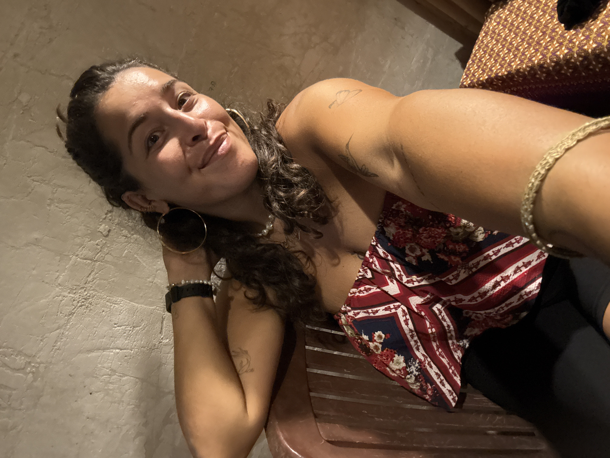 Relaxed selfie moment in Kampot, Cambodia