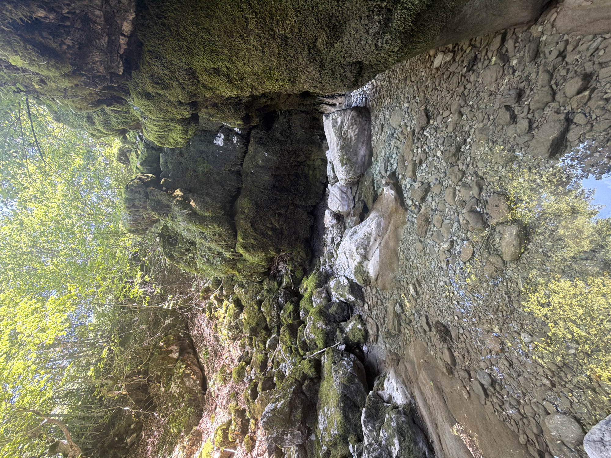 Sunny afternoon in a clear mountain stream, Vusanje