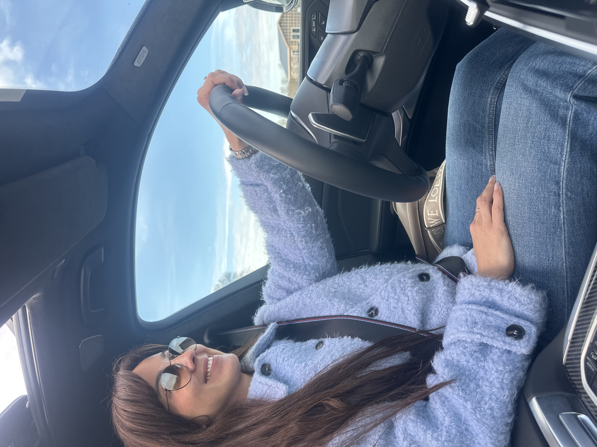 Woman observed driving BMW in Salaspils, Latvia
