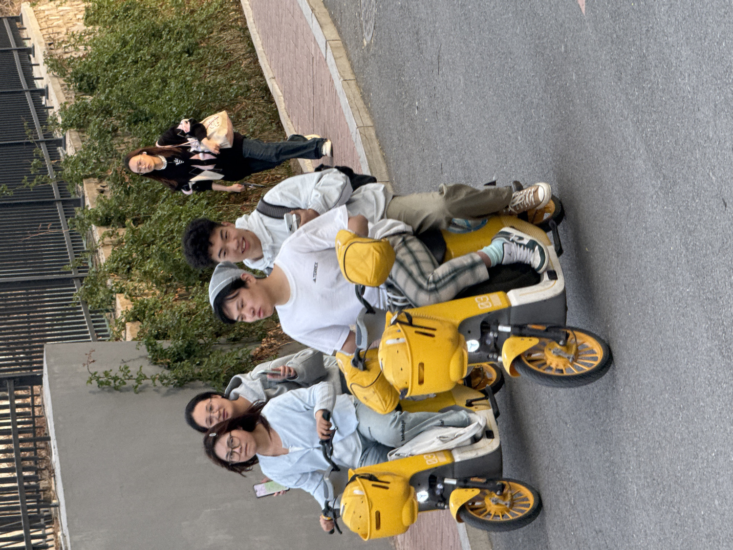 Young people documented in casual street scenes, Zhongtun China