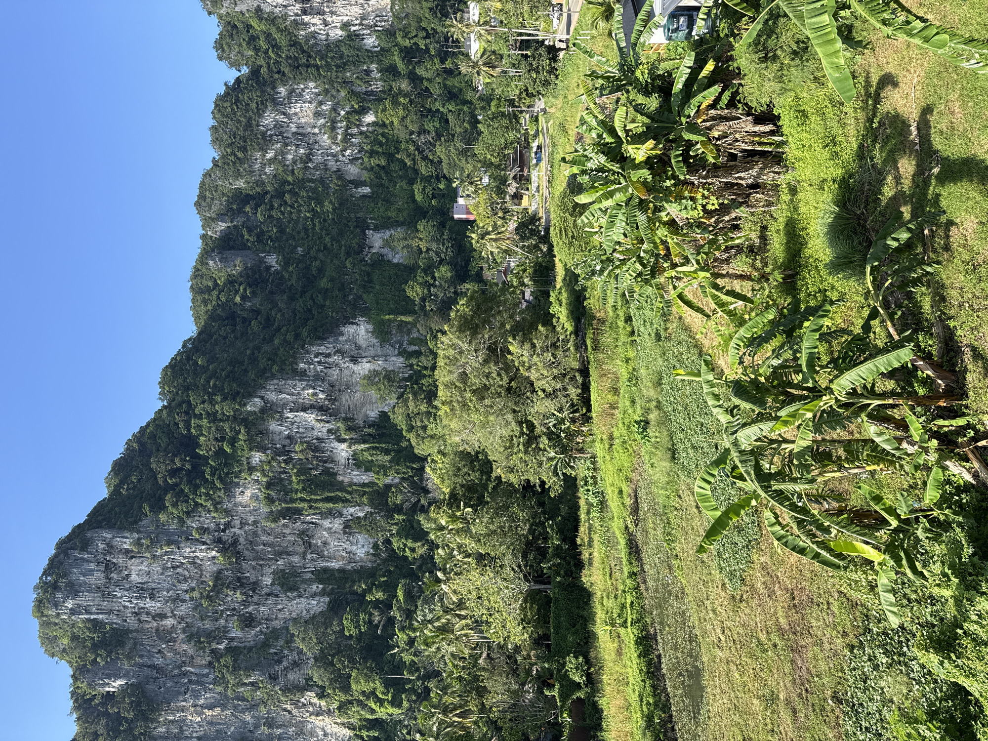 Limestone cliffs and streets around Ban Ao Nang