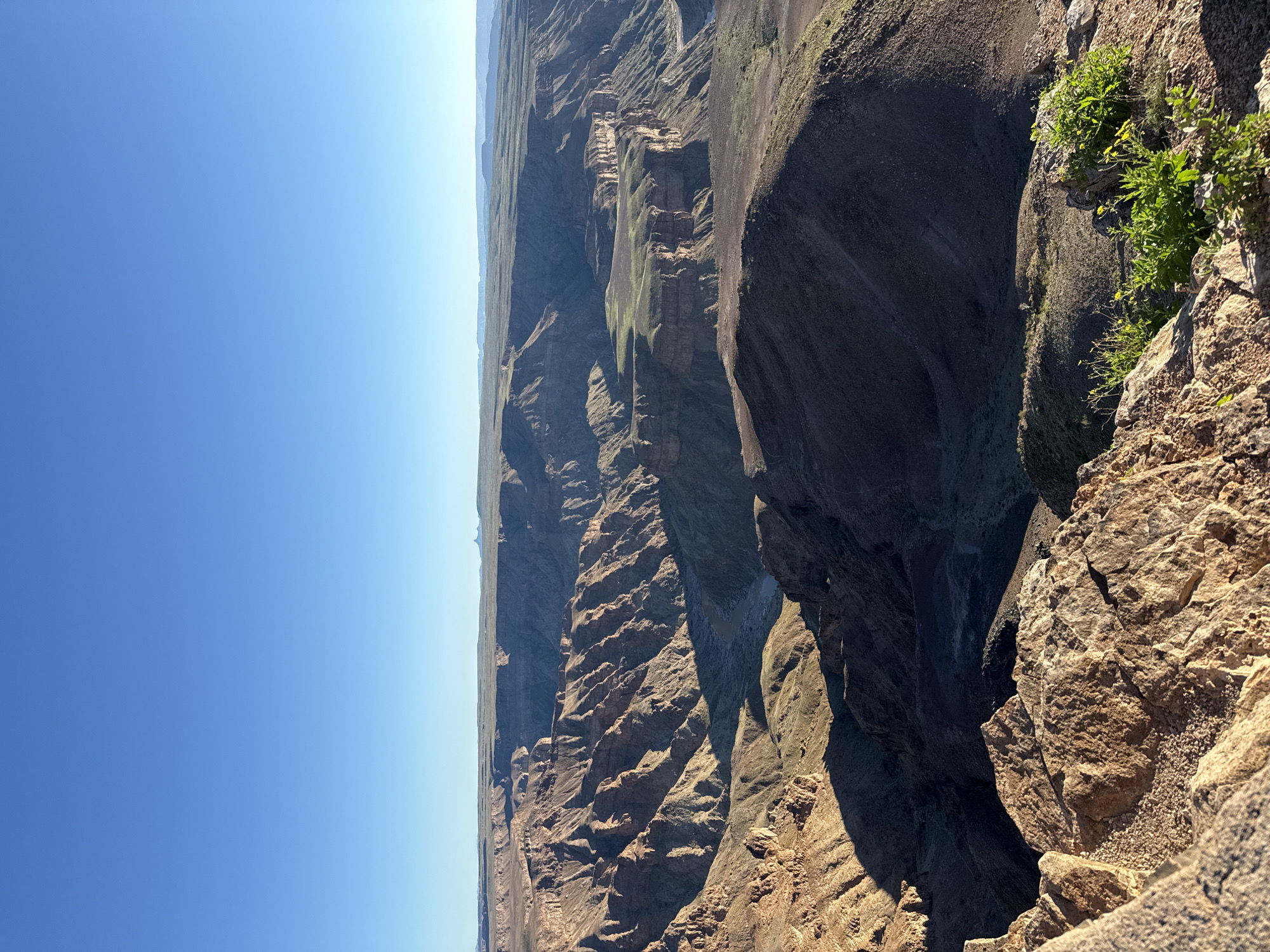 Visitors document Fish River Canyon views near Hobas, Namibia