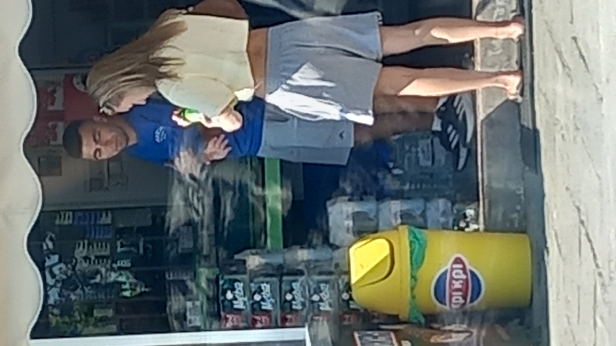 Summer morning street life in Kos, Greece