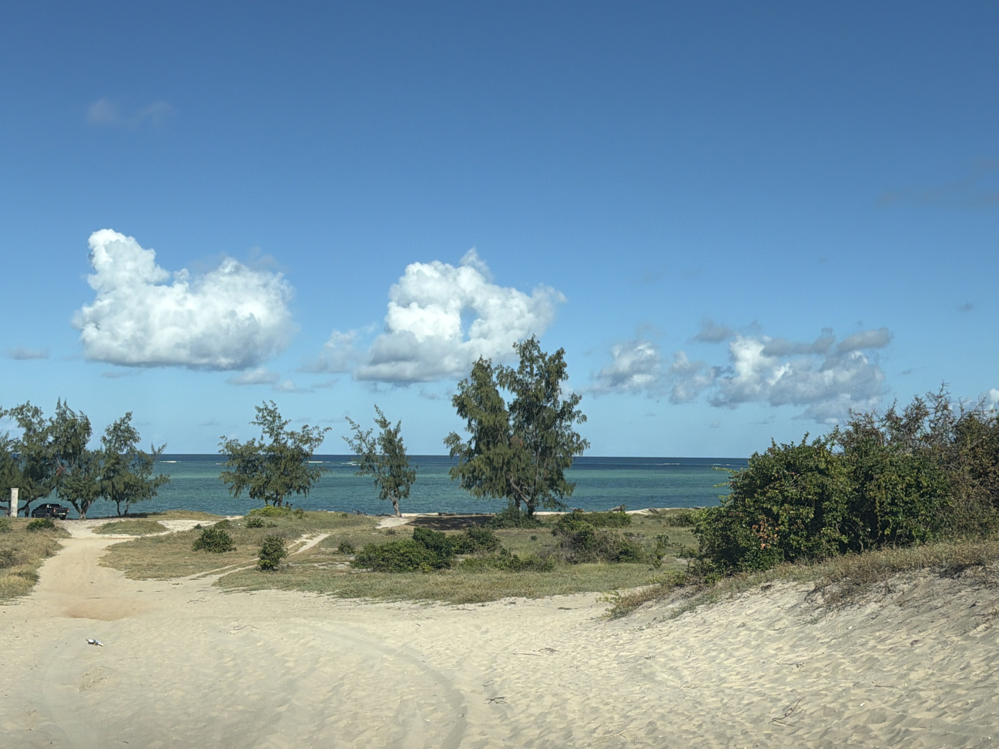 Coastal scenery documented along Pemba, Mozambique beachfront