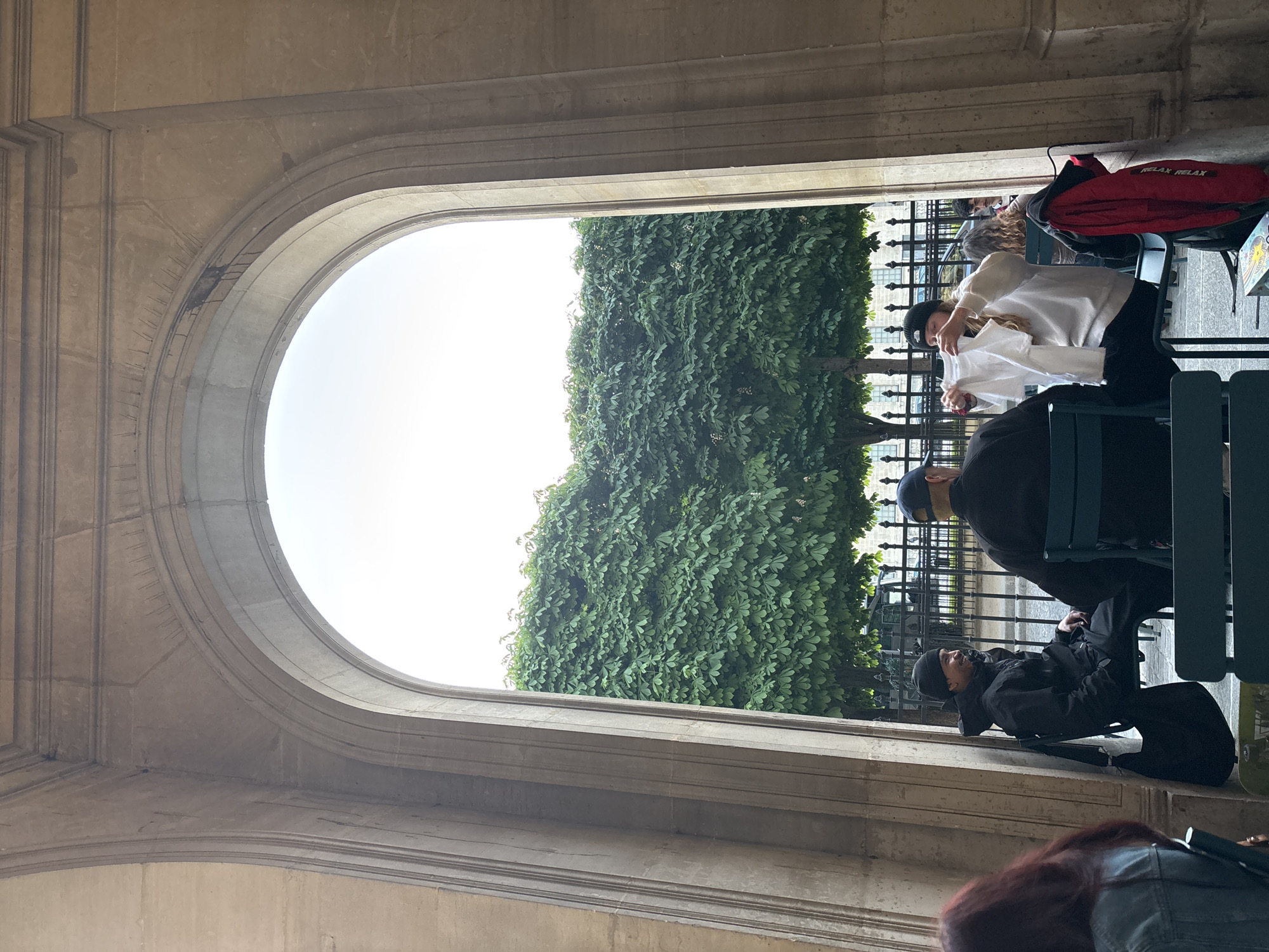Evening glimpses of historic Paris architecture and cafe culture