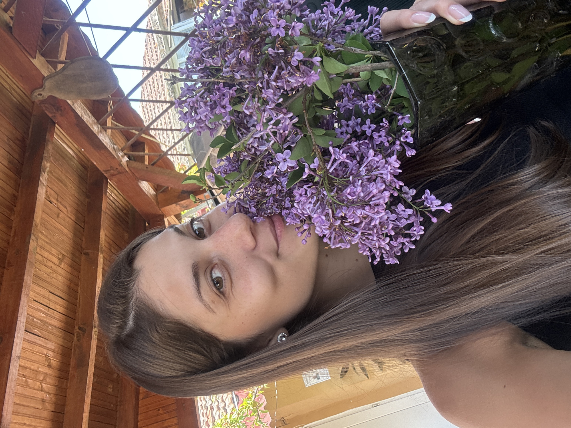 Spring gathering with flowers and outdoor dining in Rusokastro
