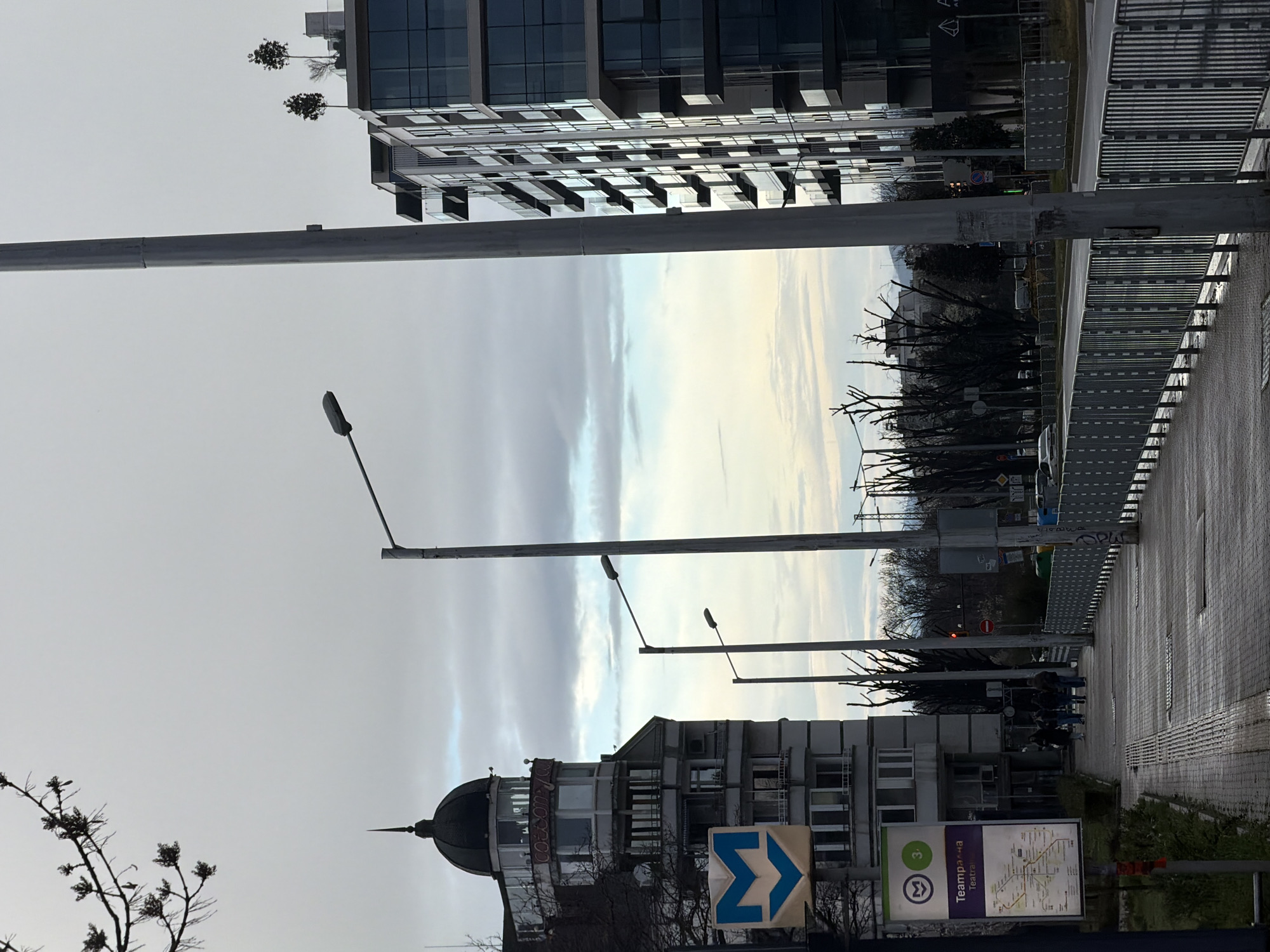 Rainy afternoon captured: tea break and park walk in Sofia