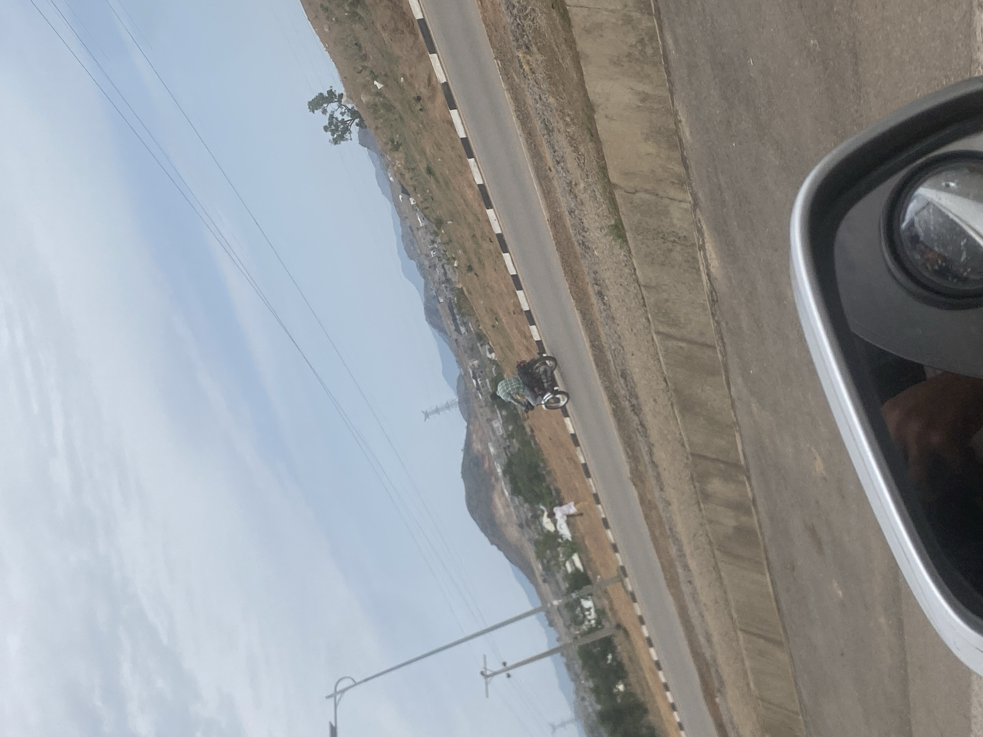 Highway scenery captured near Abuja, Nigeria