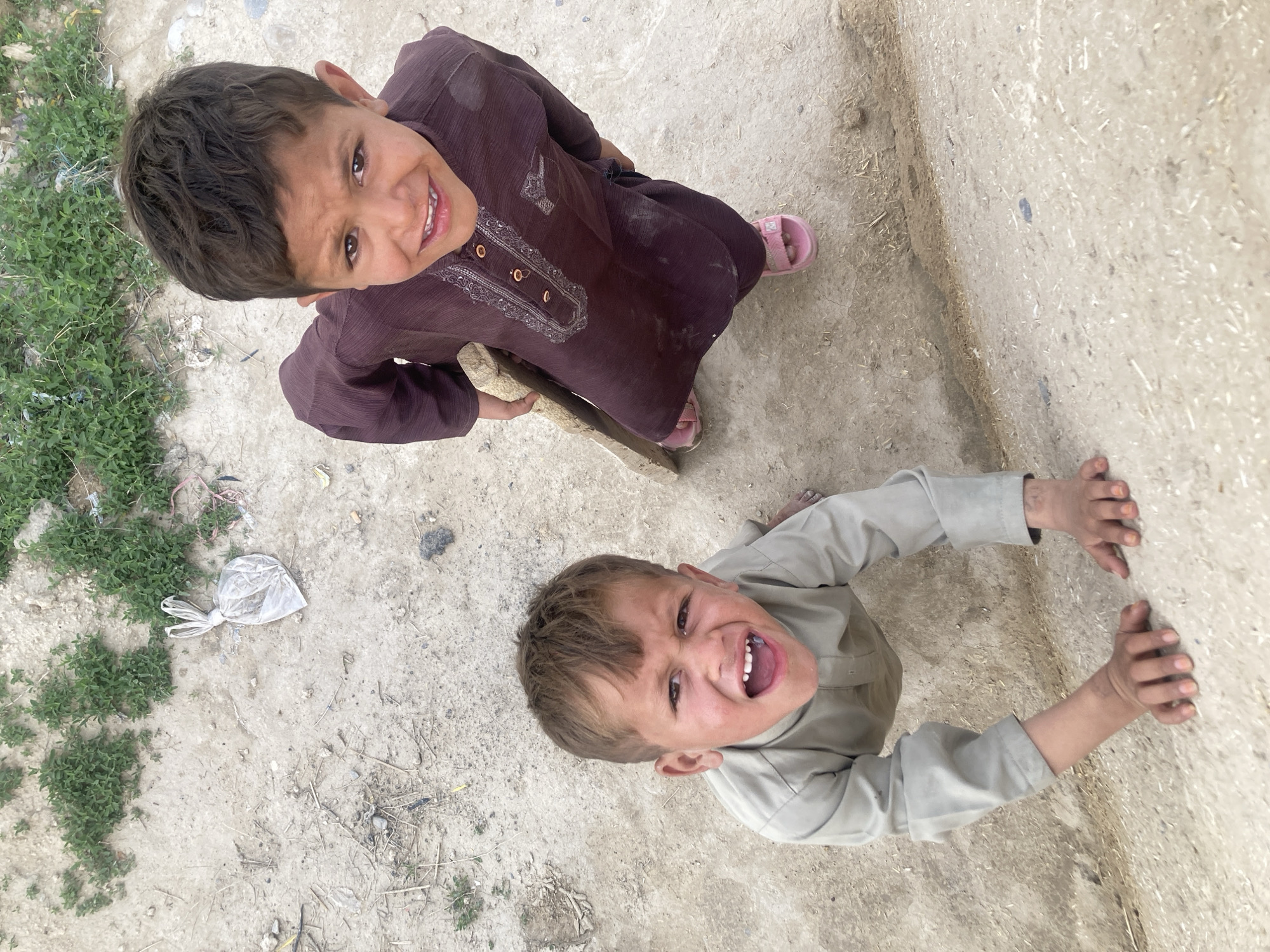 Children play in outdoor spaces across Quetta, Pakistan