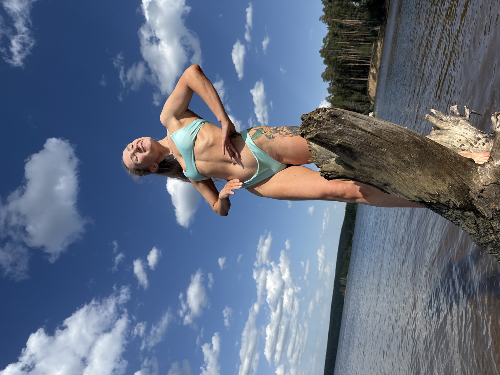Sunny Beach Day Activities Captured in Chaikovsky, Russia