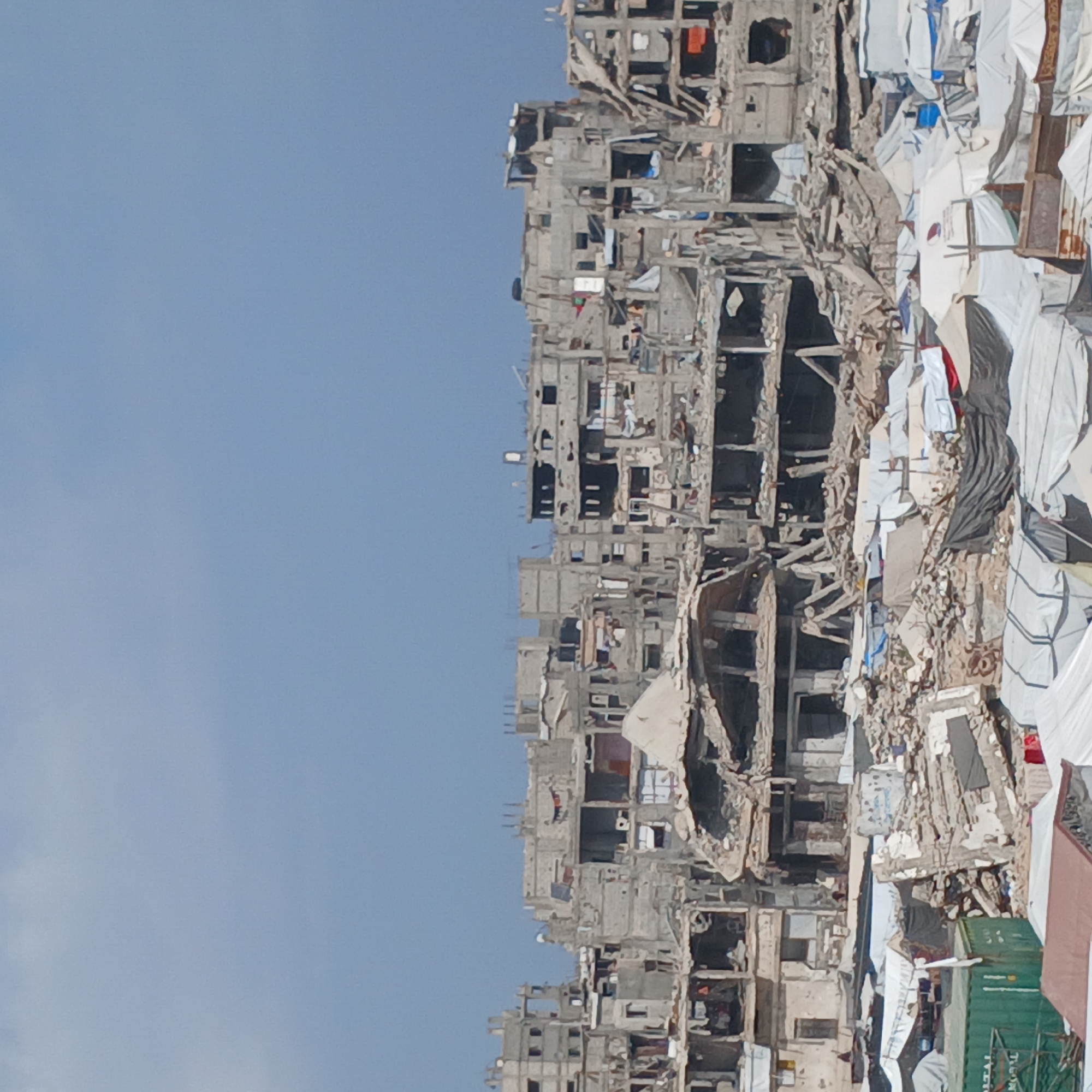 Gaza City buildings show extensive damage in morning documentation