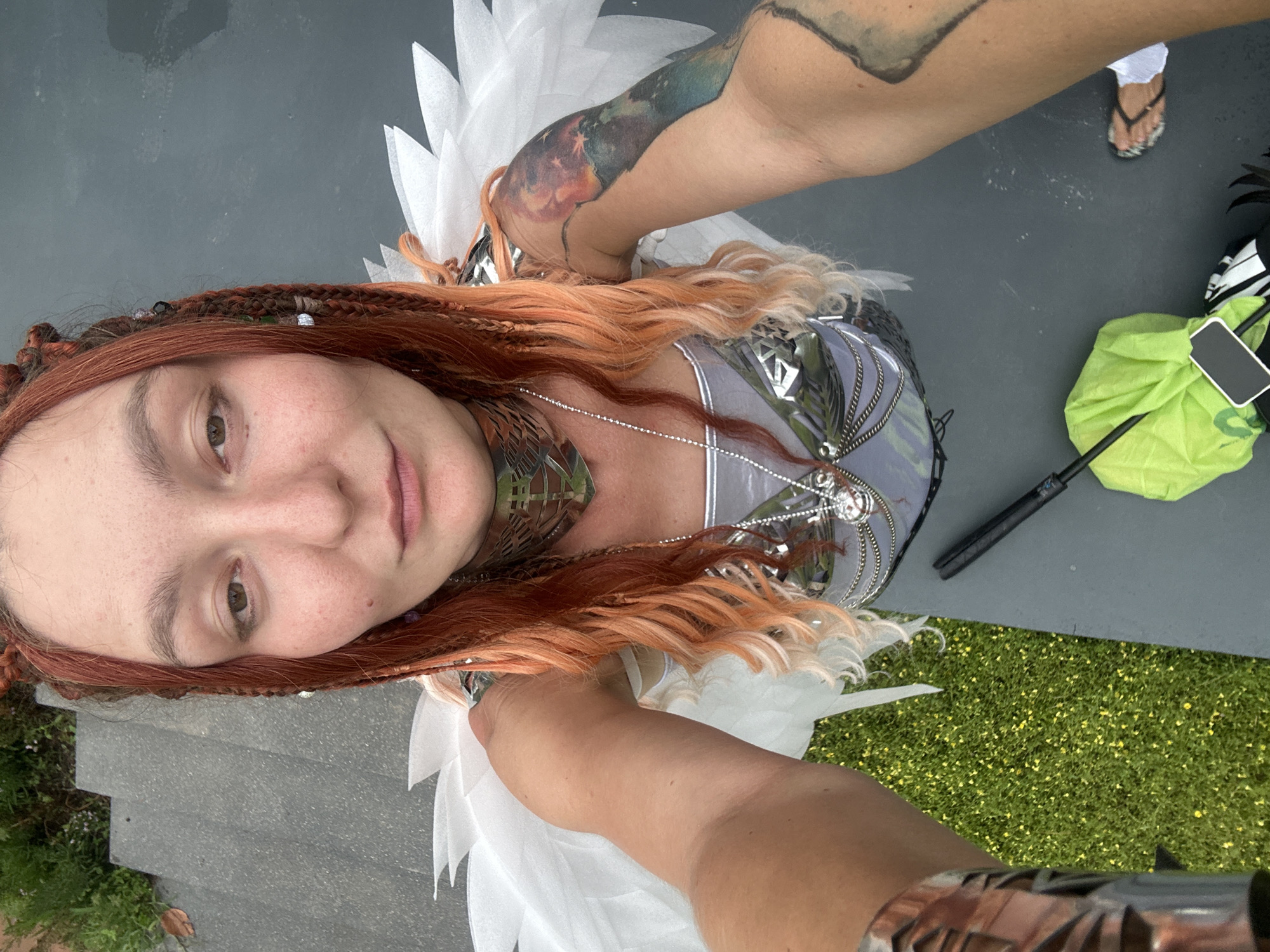 Elaborate silver outfit and café stops around Ko Samui