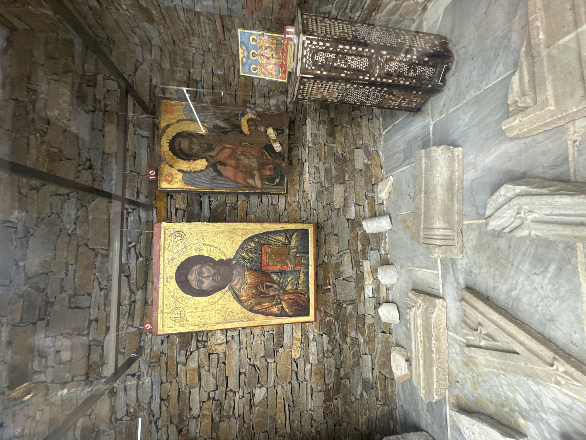 Visitor documents complete tour of Bachkovo Monastery, Bulgaria