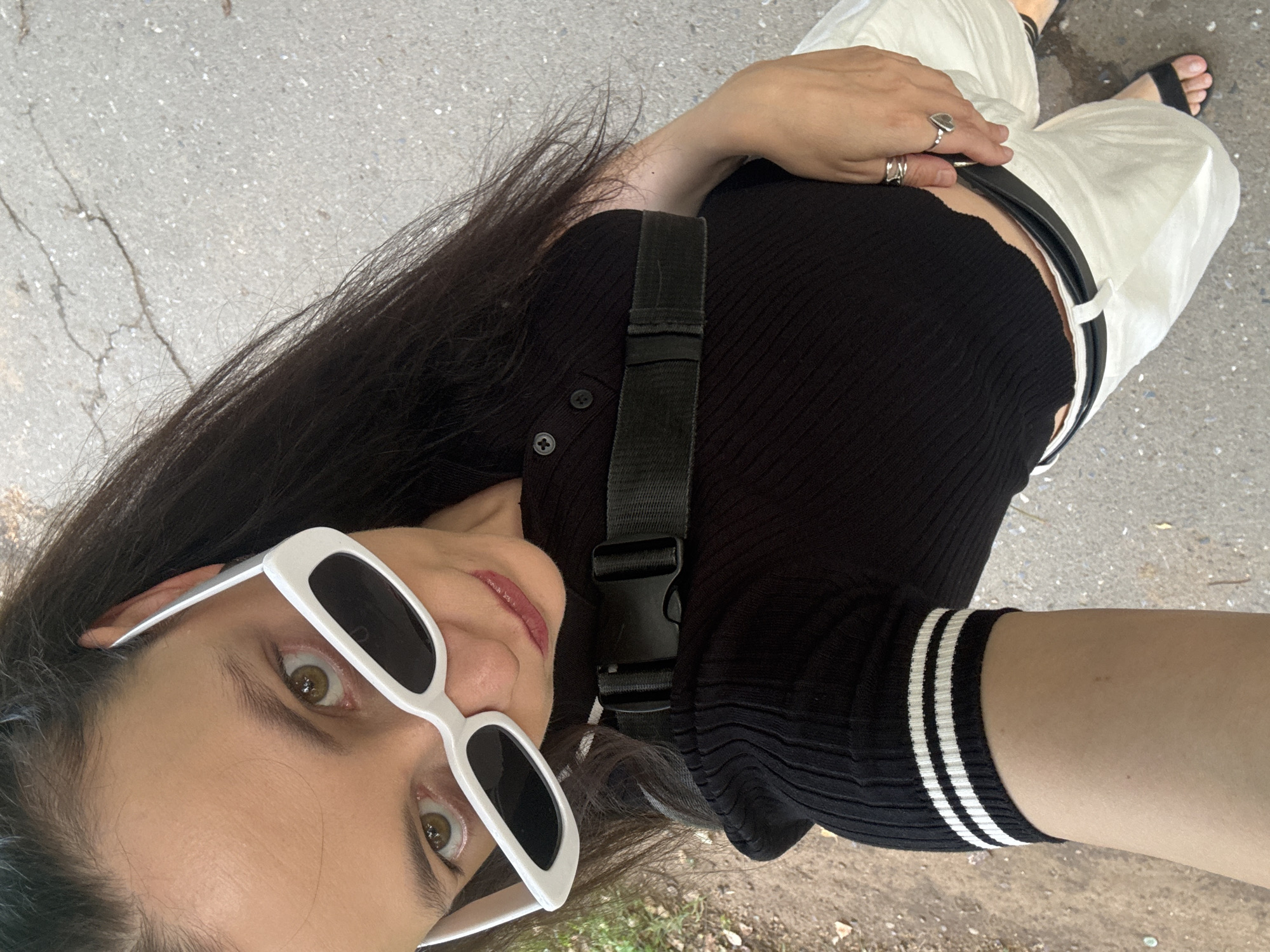 Selfies and bronze statues in Chaikovsky, Russia