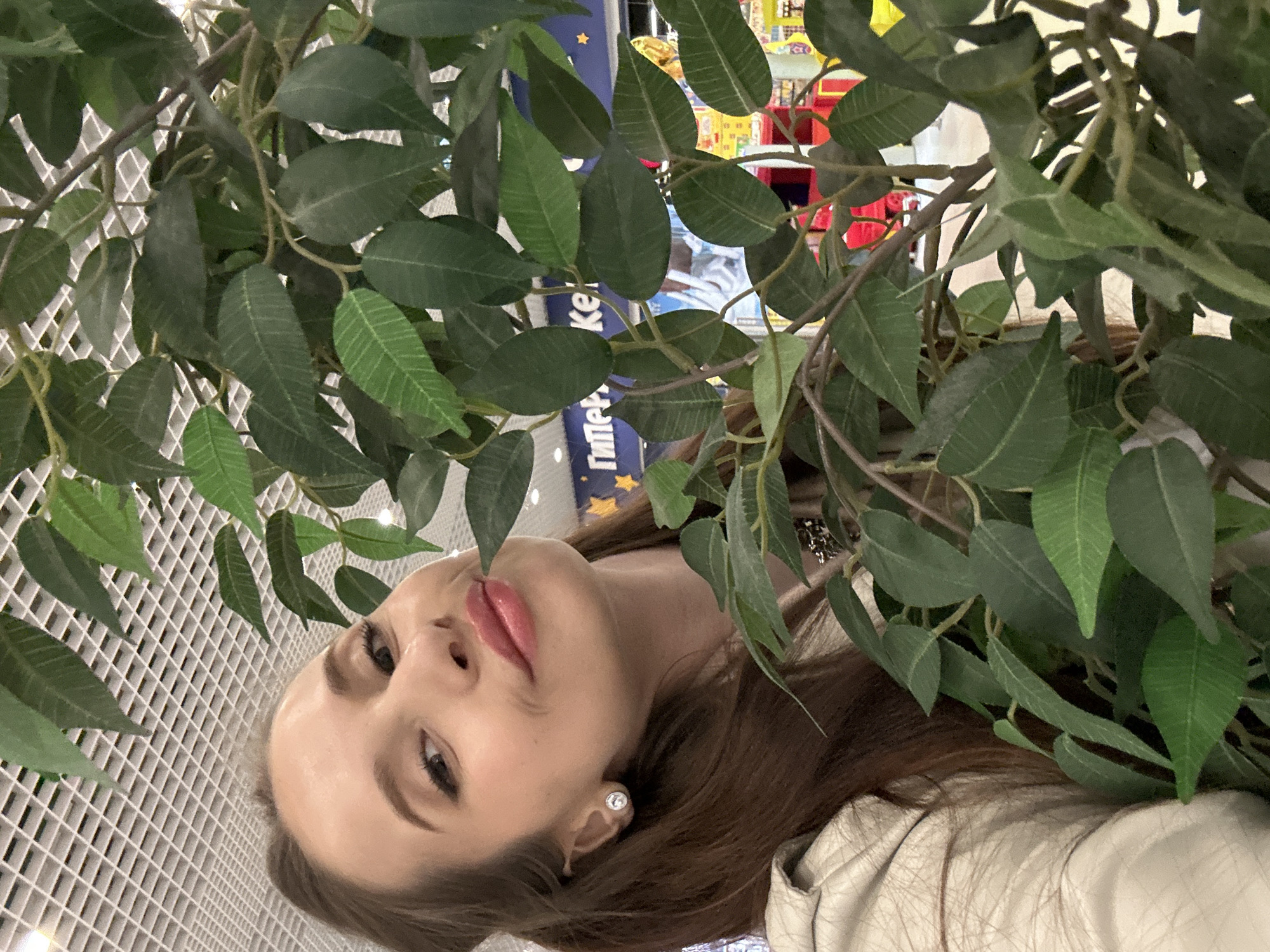Mother and child enjoy mall outing in Yekaterinburg