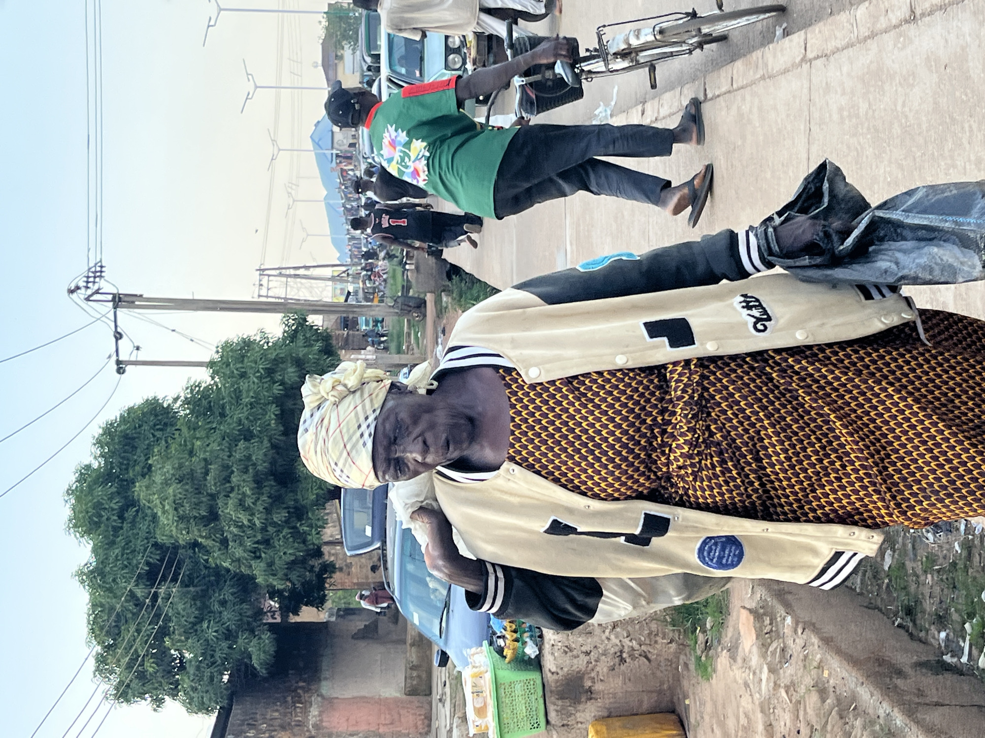 Street-level hustle in a busy West African urban market