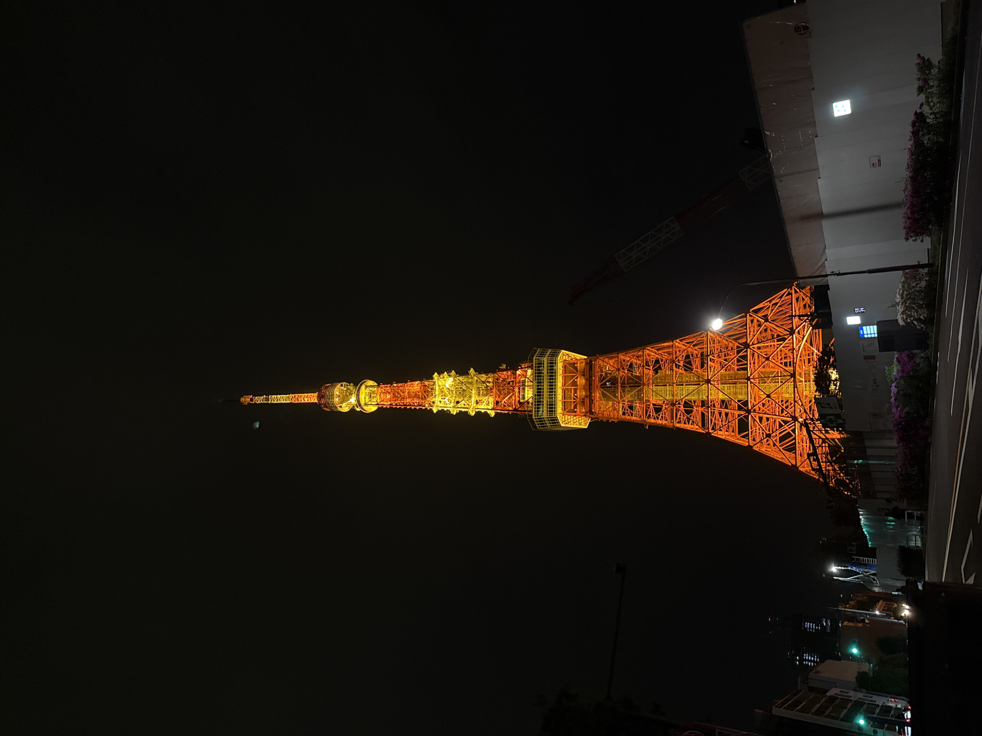 Tokyo Tower area nighttime scenes captured in Minato