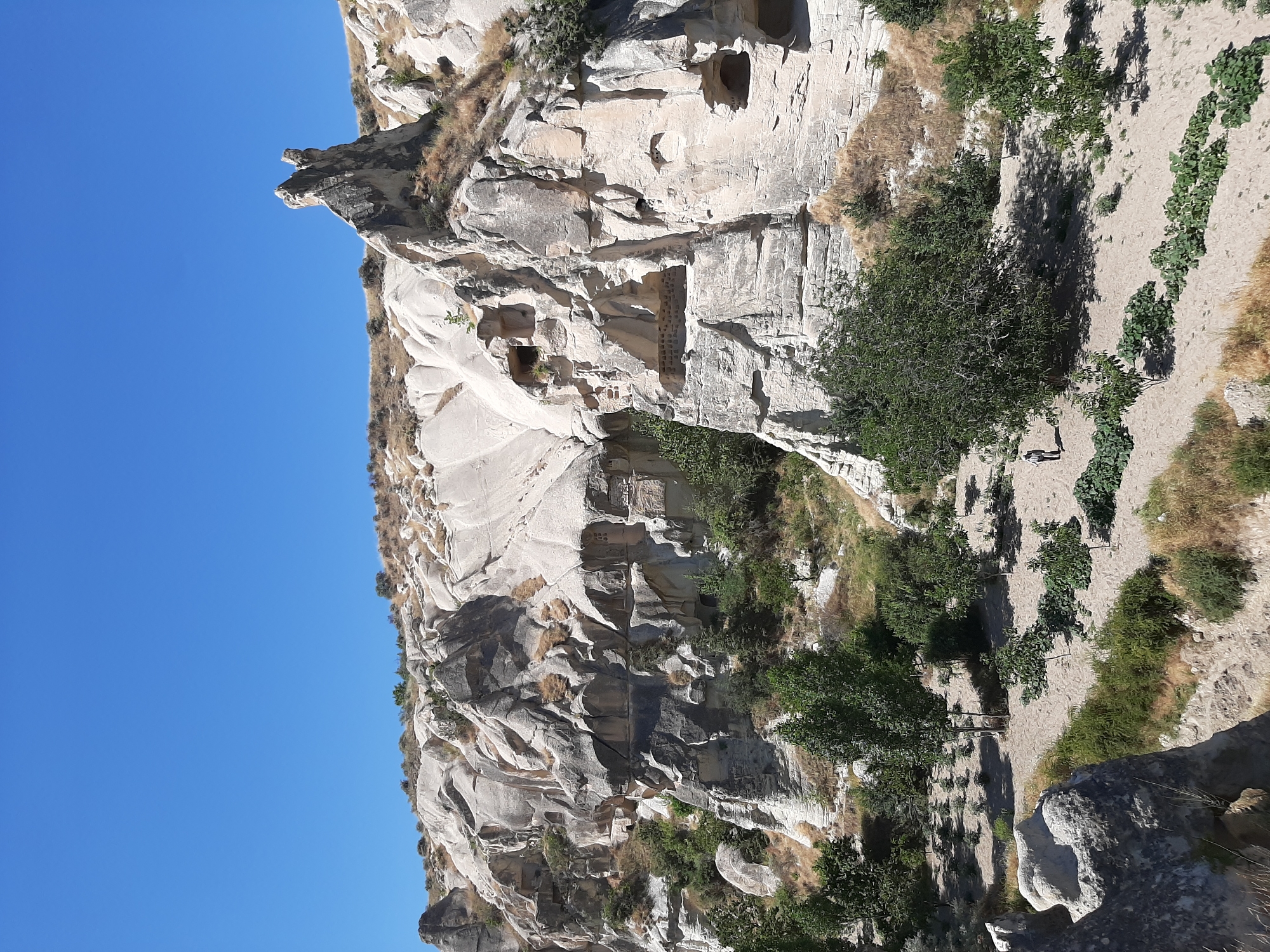 Göreme's rock formations and cave church frescoes, one morning