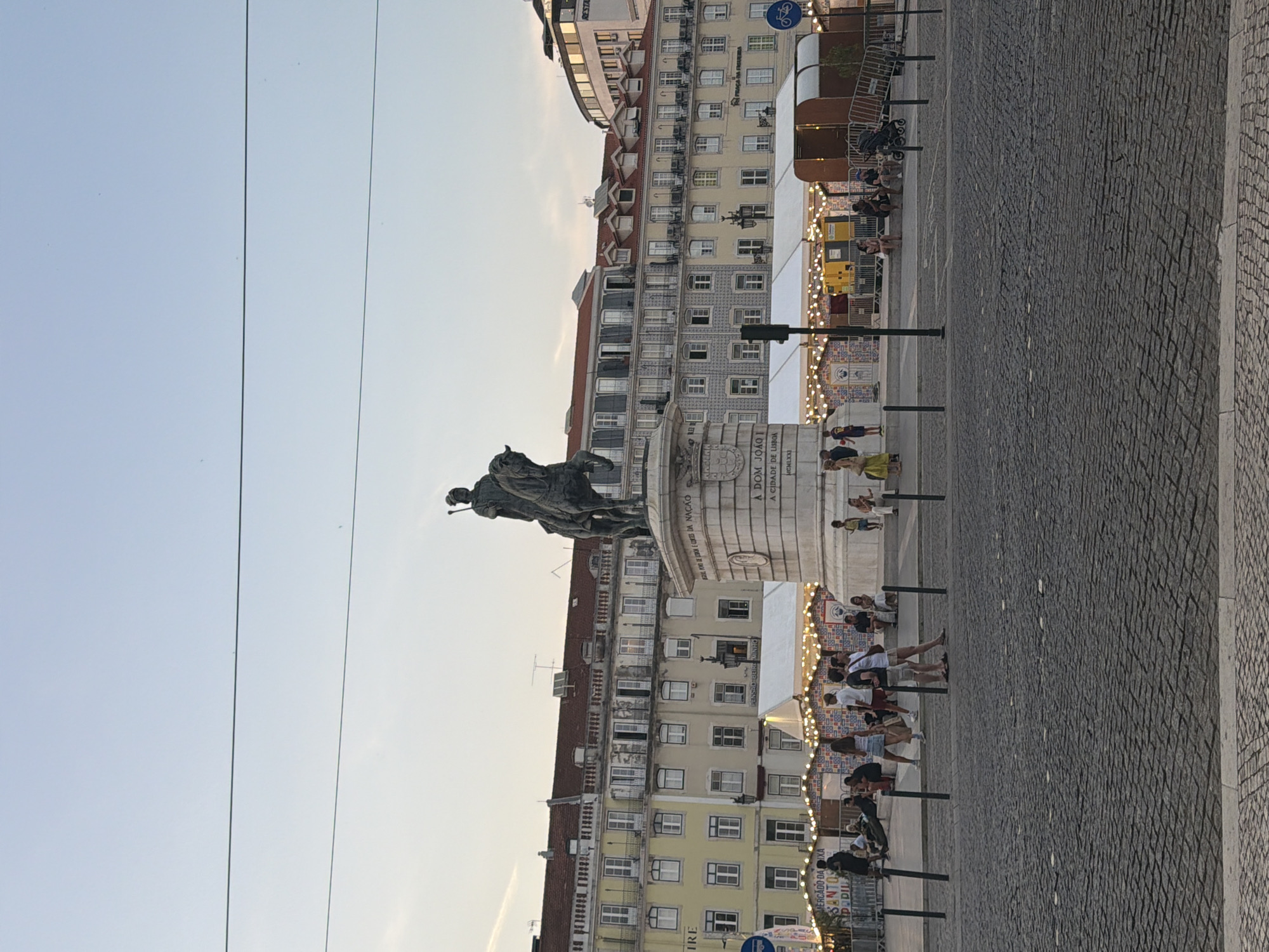 Praça do Comércio at dusk, Lisbon