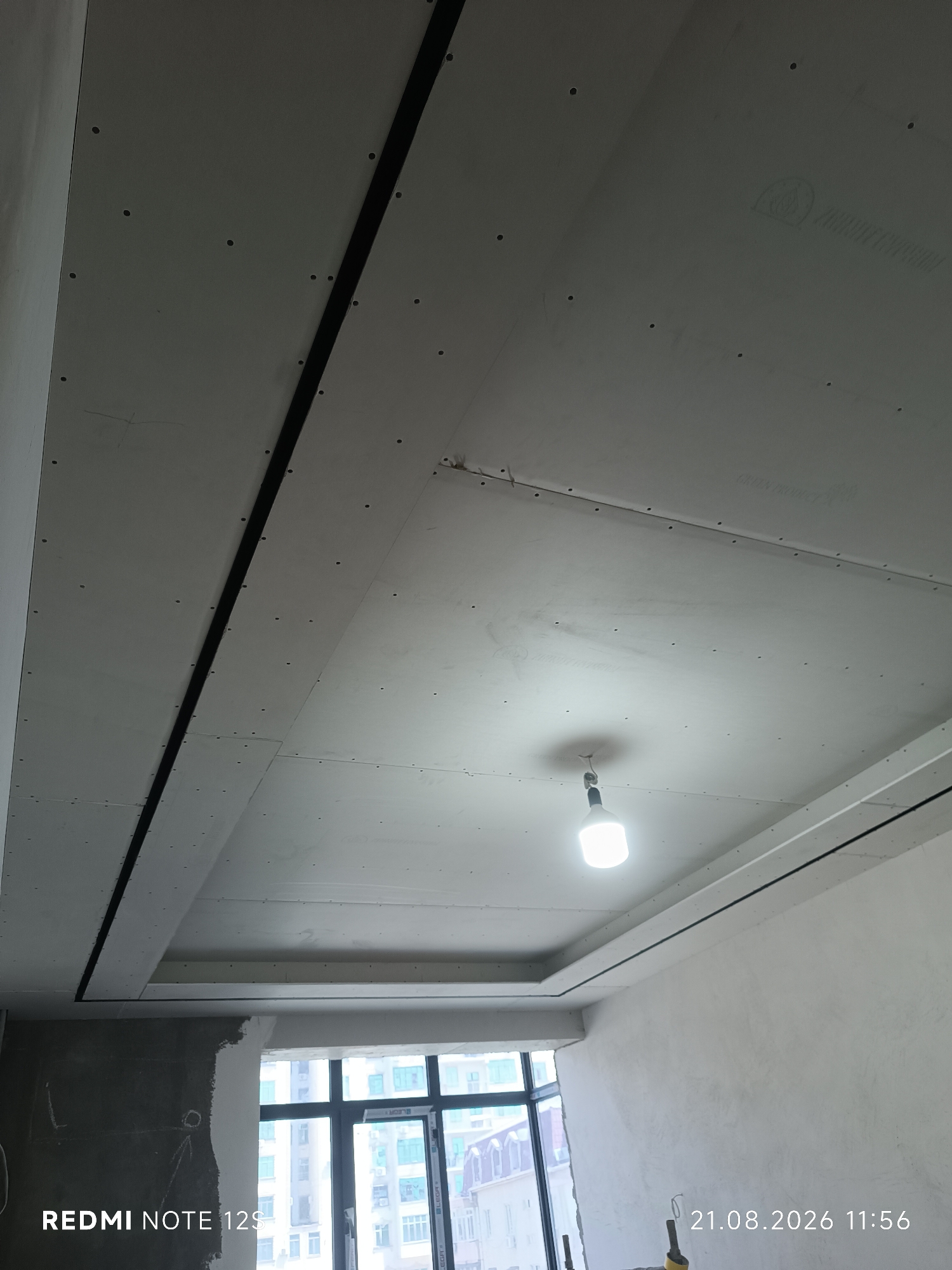 Inside a Dushanbe renovation job, tools and construction progress on display