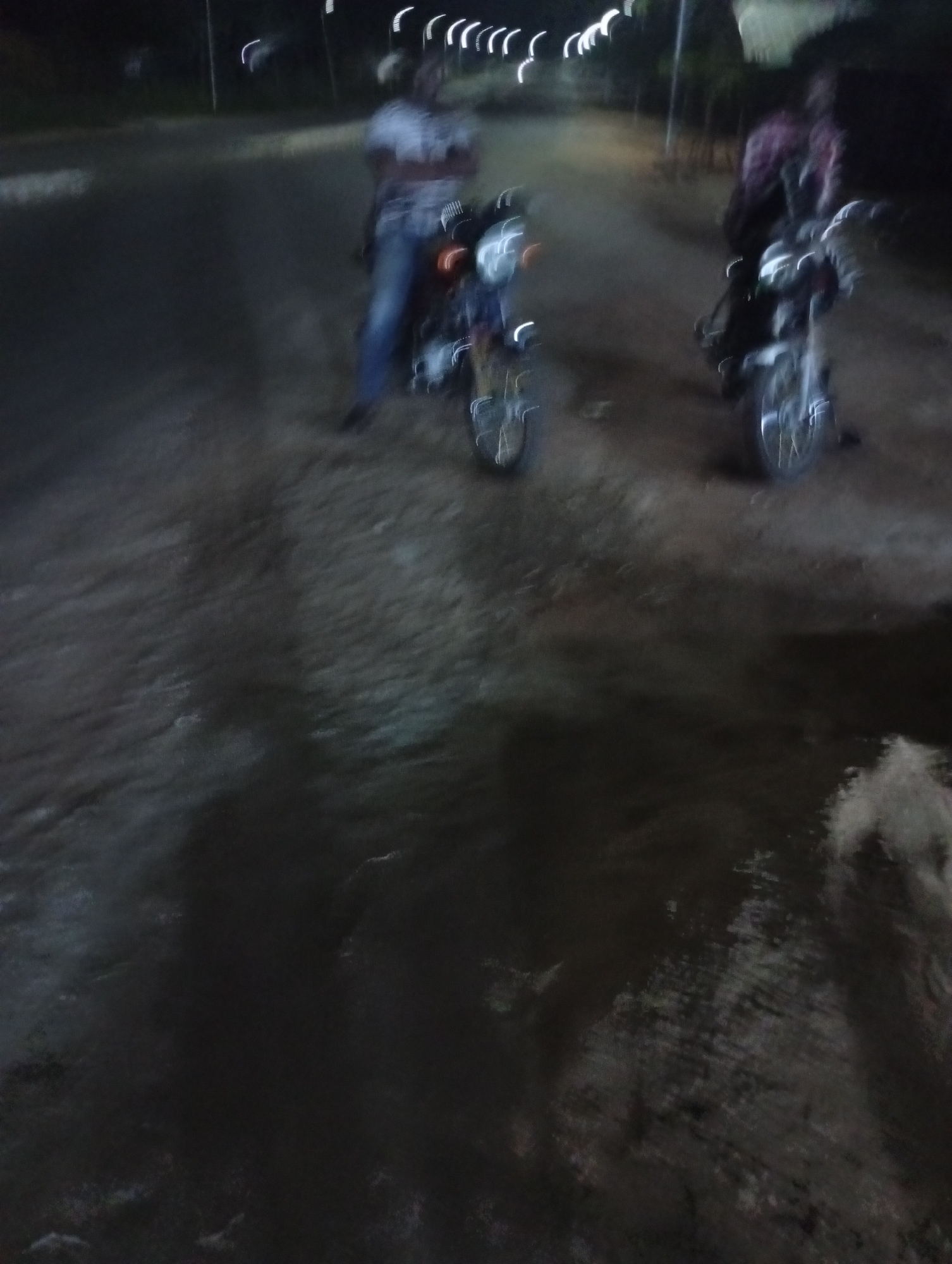 Nighttime scenes documented across Adankolo, Nigeria neighborhood