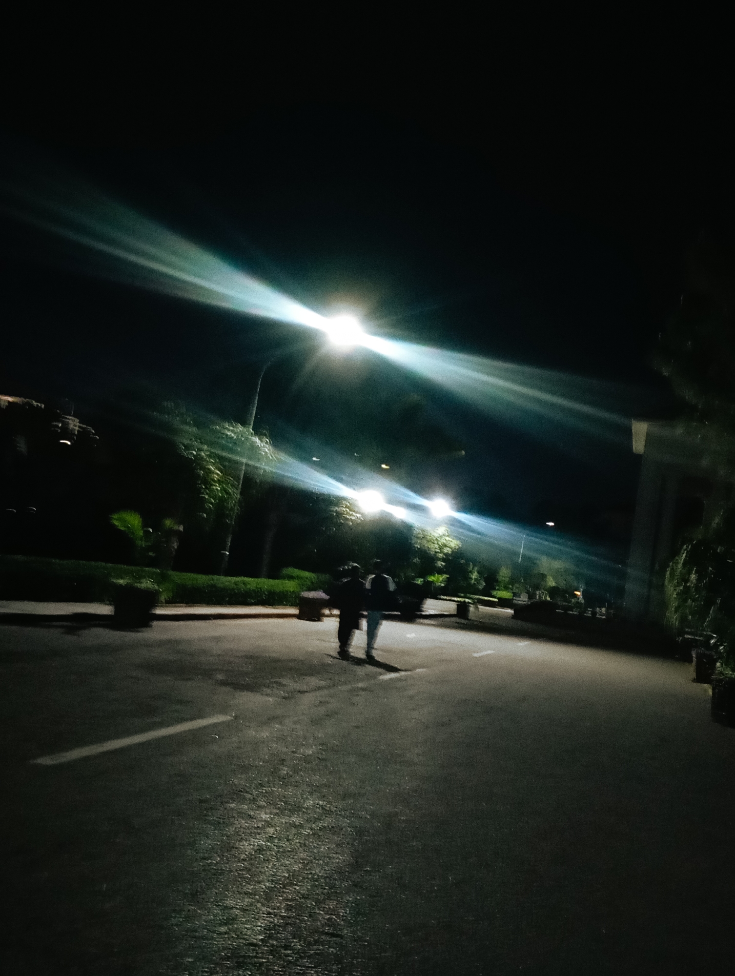 Nighttime street scenes documented across Chah Sultan, Pakistan