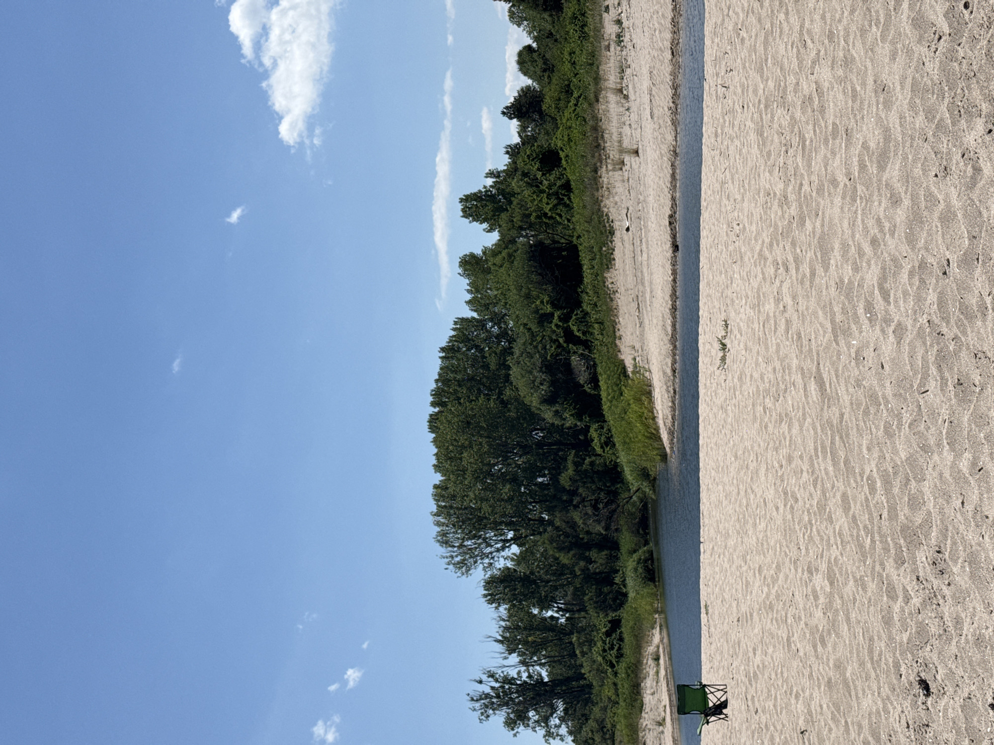 Quiet sandy beach on the Bulgarian Black Sea coast