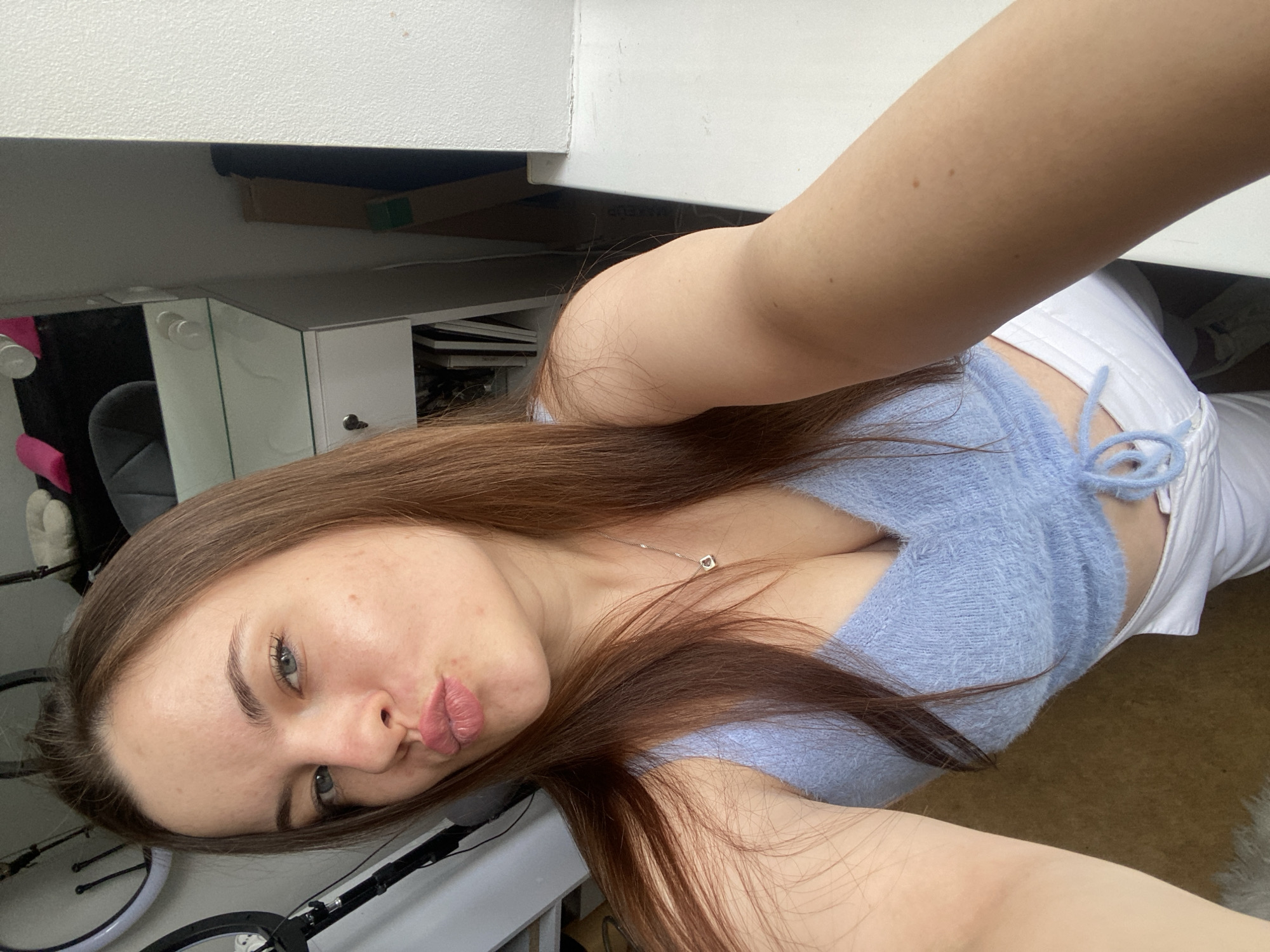 Selfie session inside a Poltava beauty salon