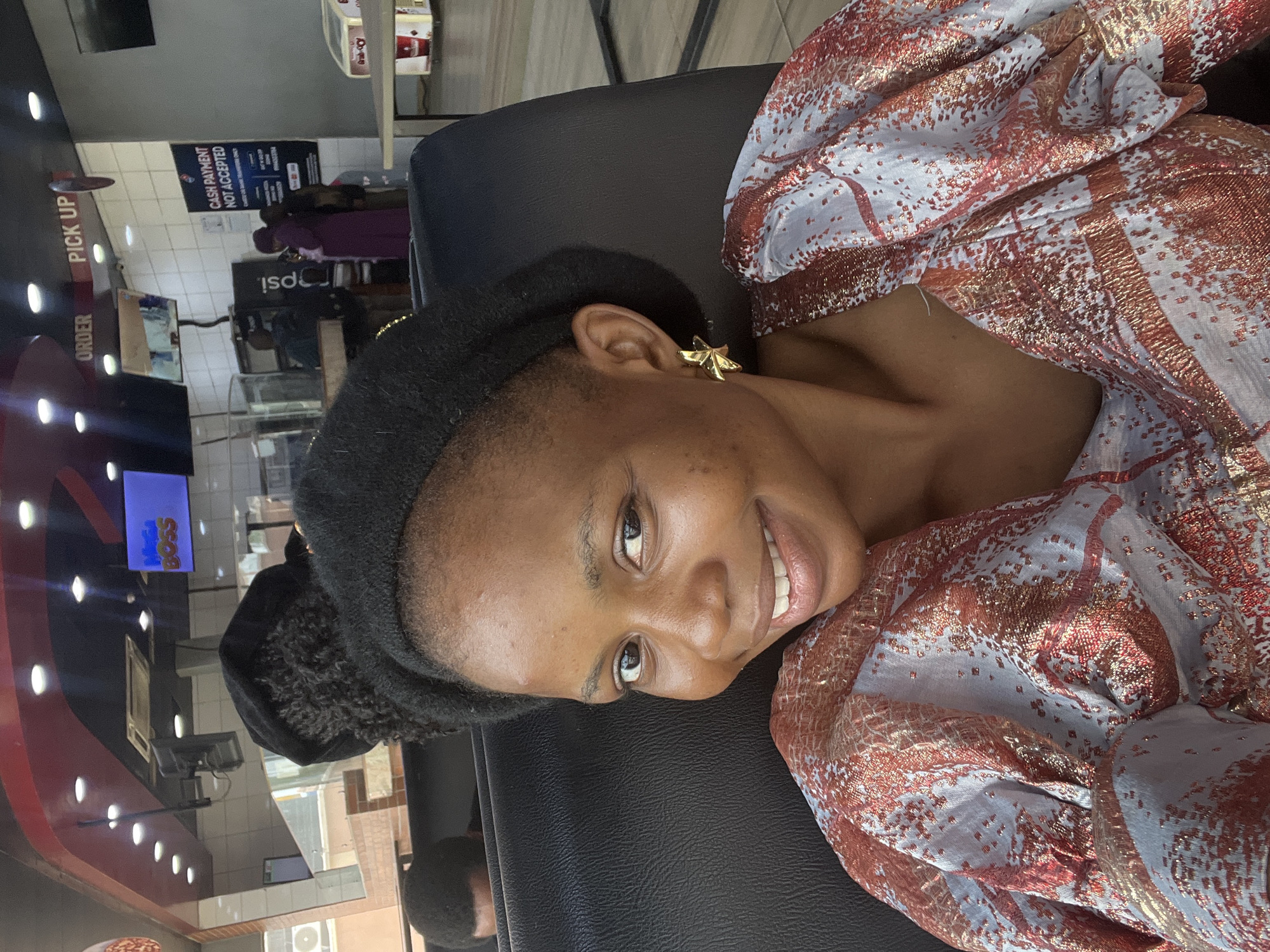 Lagos restaurant diners captured in casual afternoon gathering