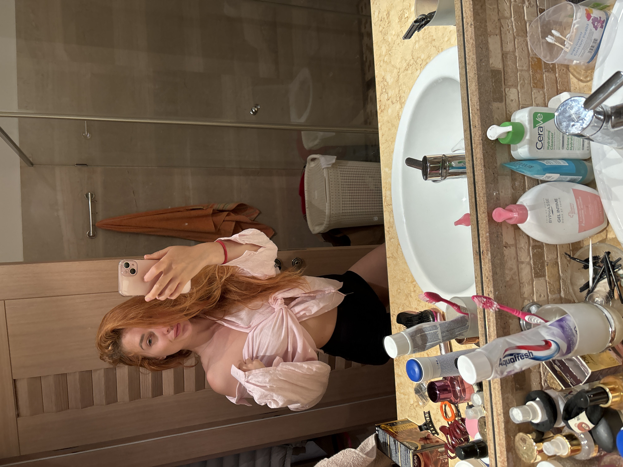 Bathroom selfies and balcony downtime in coastal Budva