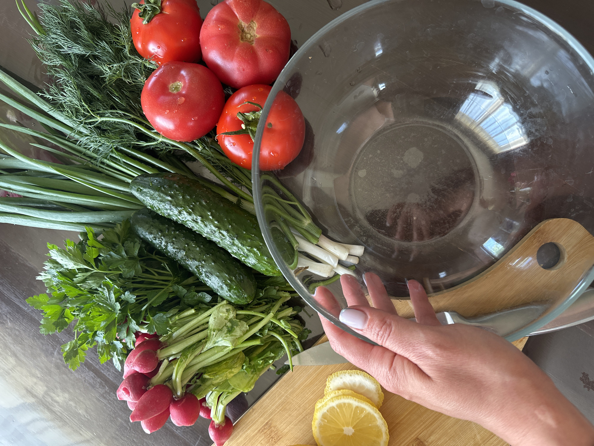 Food preparation documented in Chaikovsky village, Russia