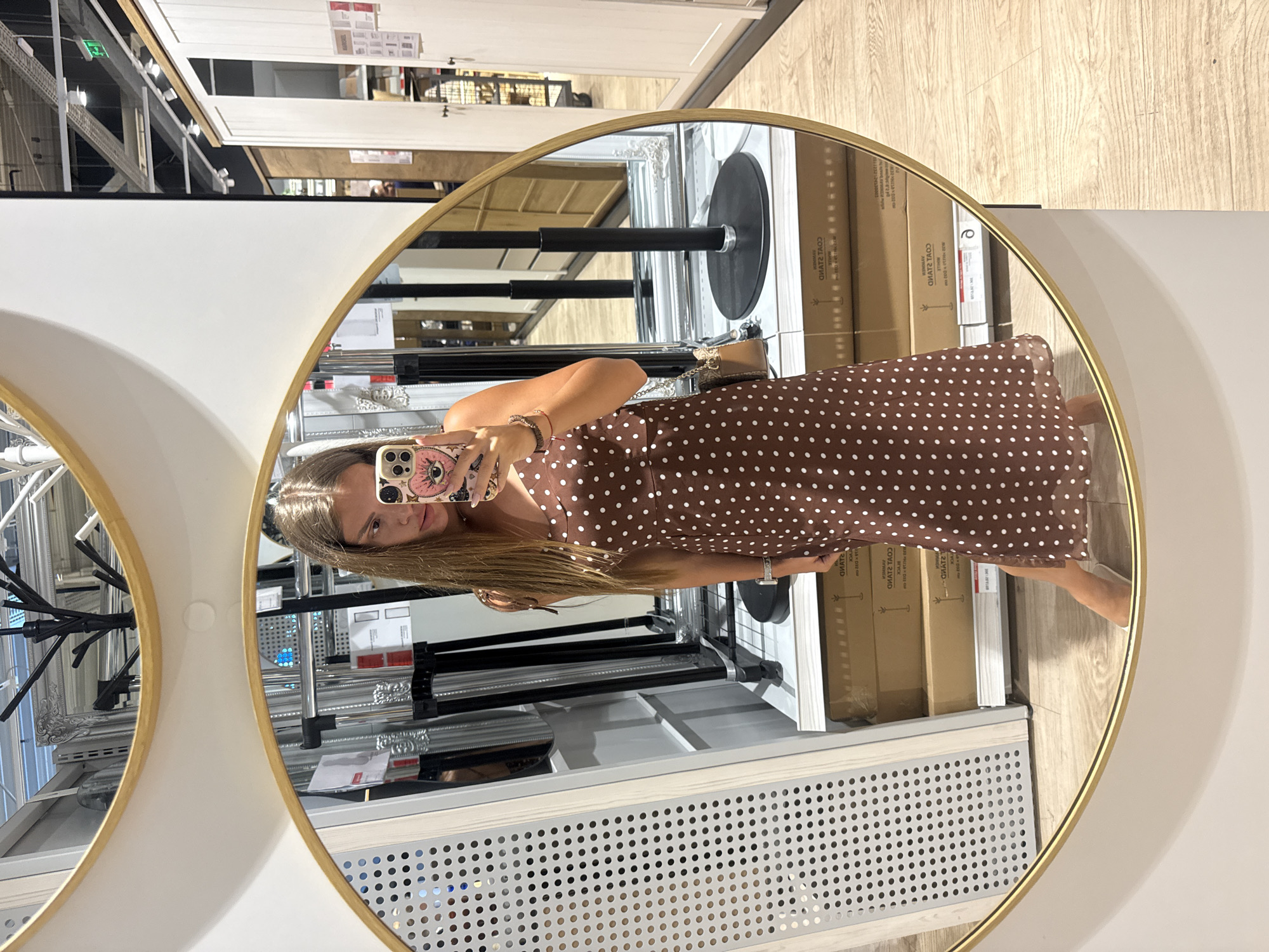 Mirror selfie and Jumbo store stop in Plovdiv