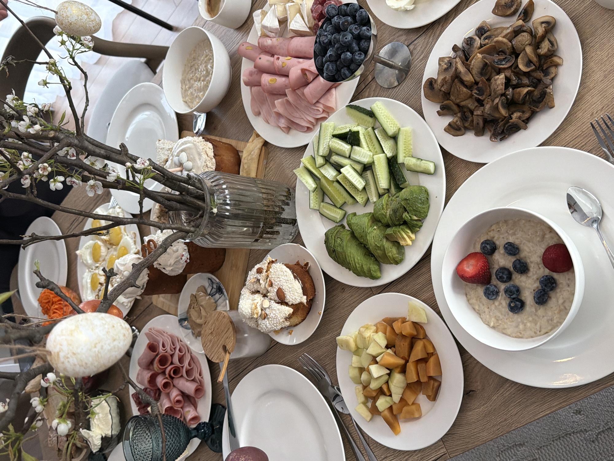 Easter breakfast celebrated in Beketovo, Russia