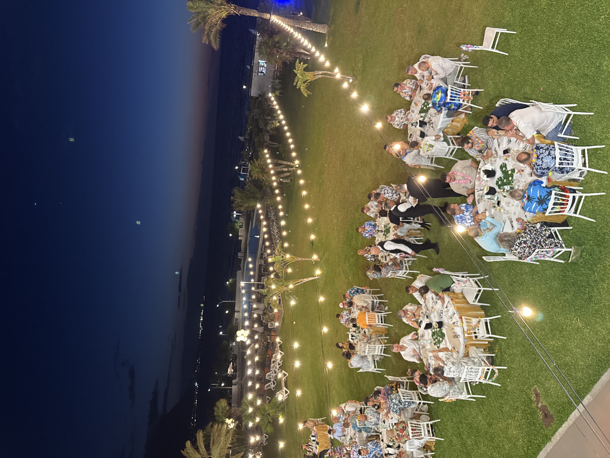 Seaside reception held at sunset in Isola delle Femmine