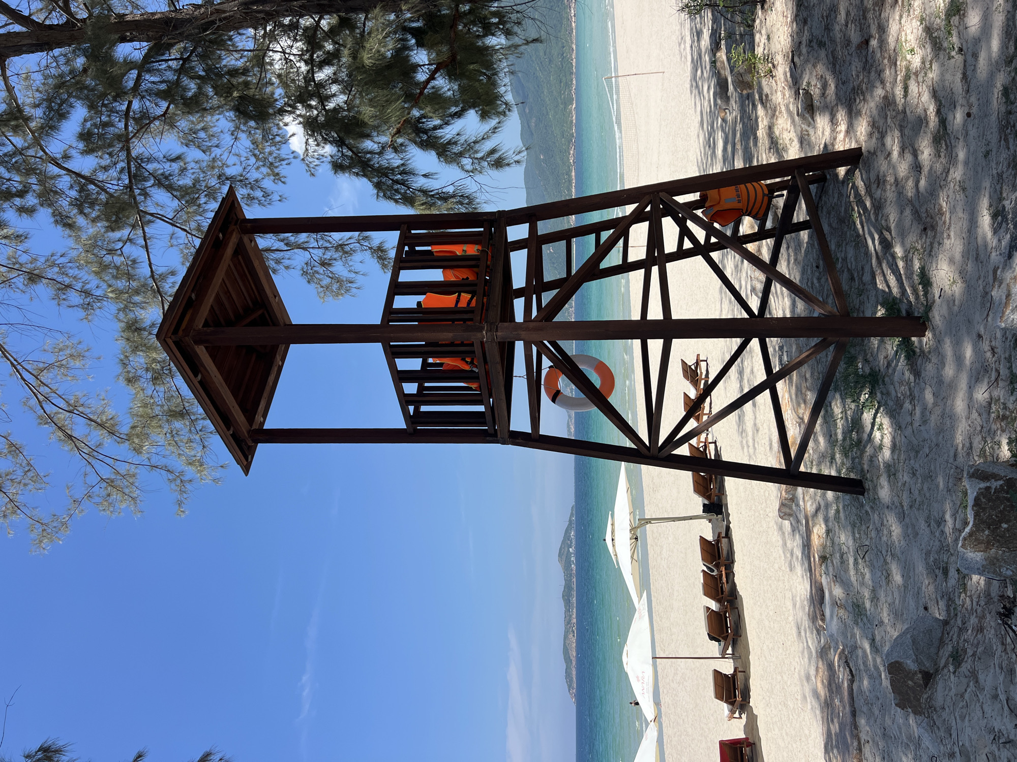 Beach scene captured at Cong Hai Vietnam resort area