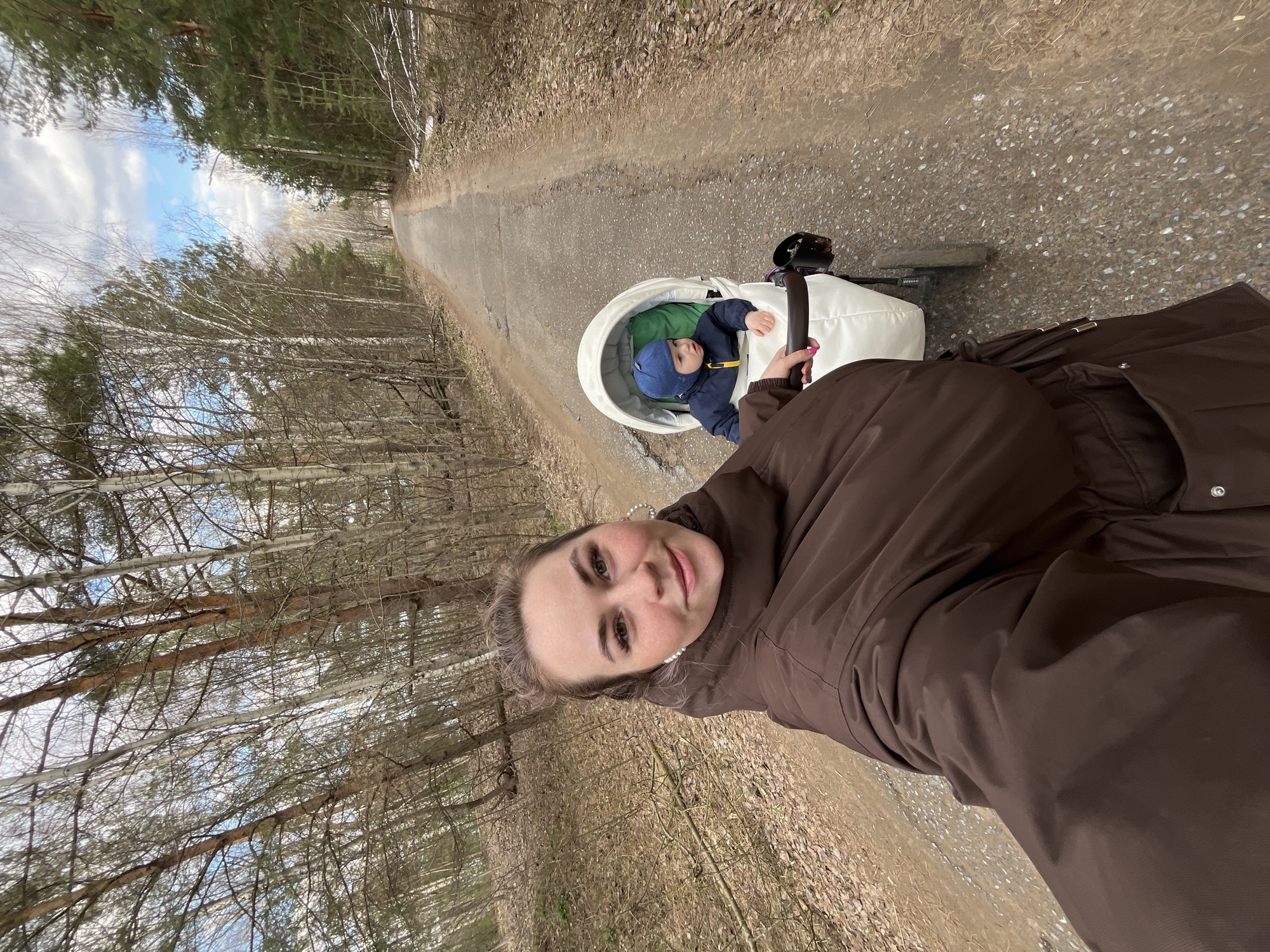 Family stroll and birdhouse spotted in Chaikovsky forest