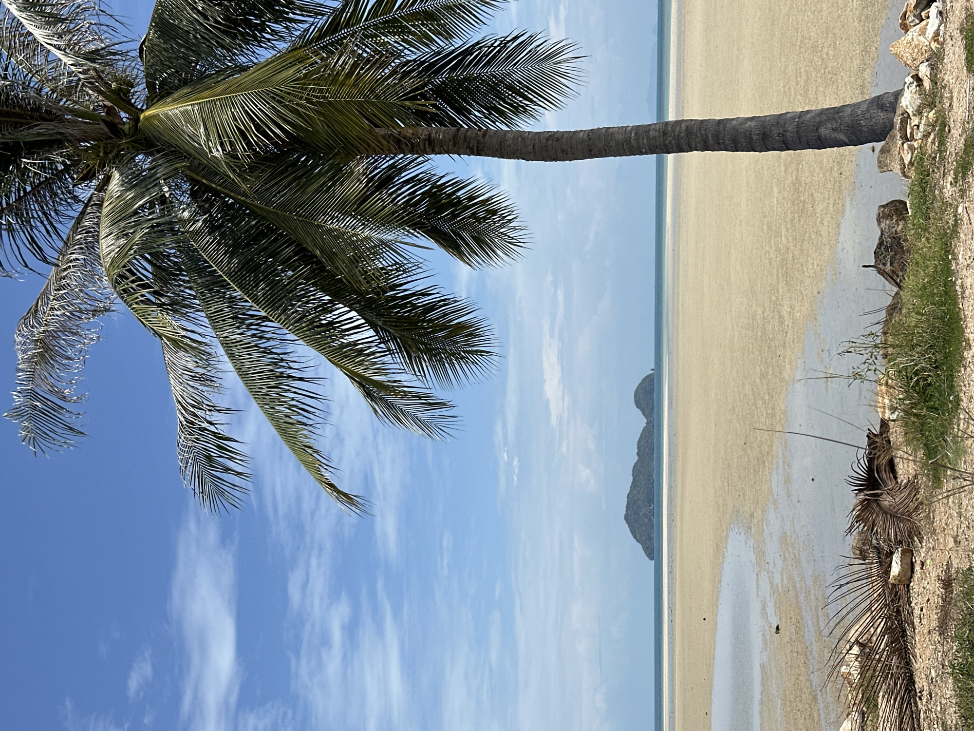 Morning beach scene documented in Koh Phangan, Thailand