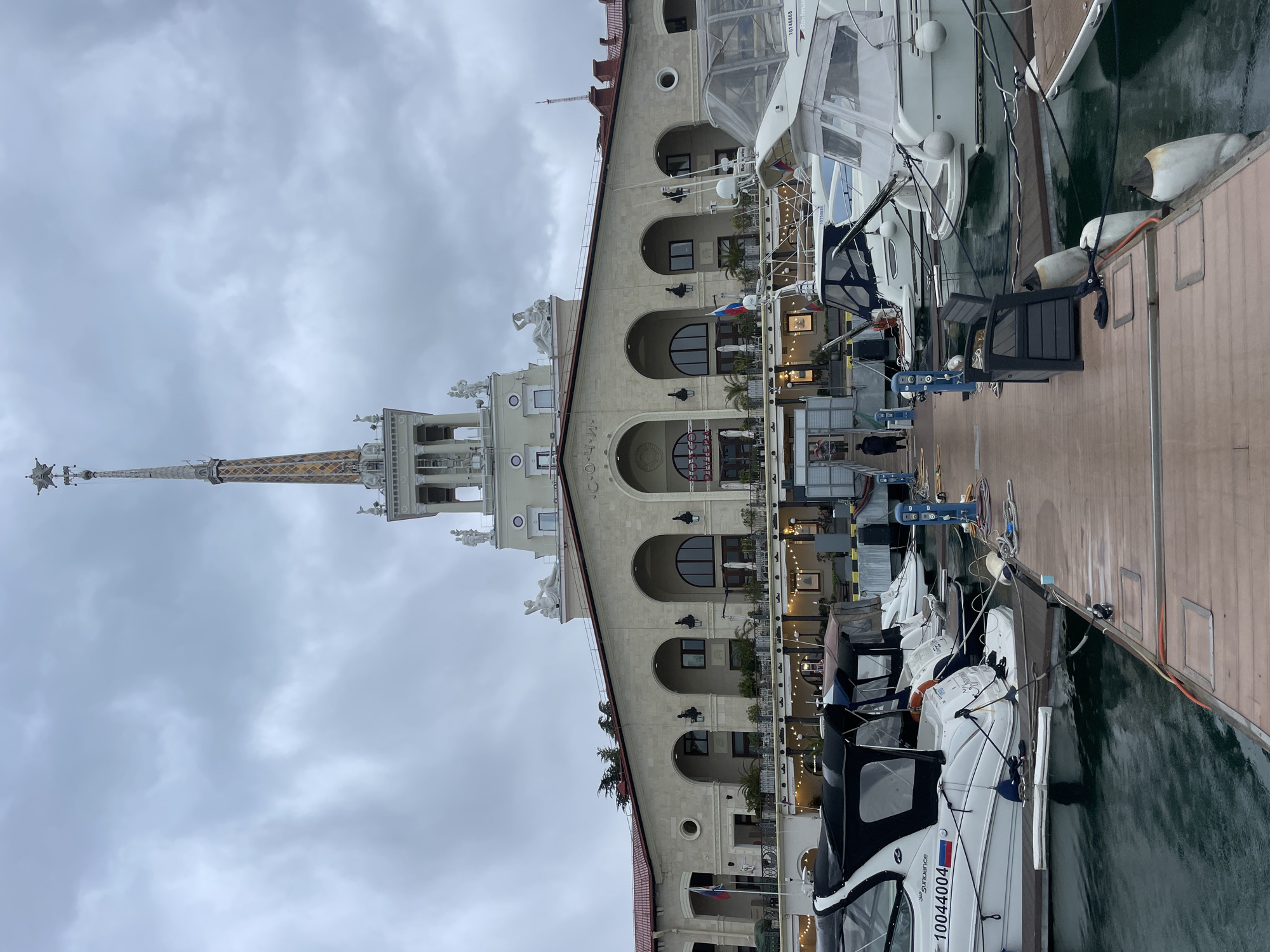 Overcast day at Sochi seaport captured in multiple witness memories